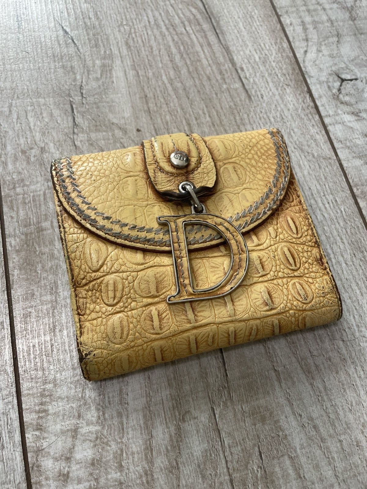 Dior Christian Dior Vintage Wallet Leather Size ONE SIZE - 3 Thumbnail