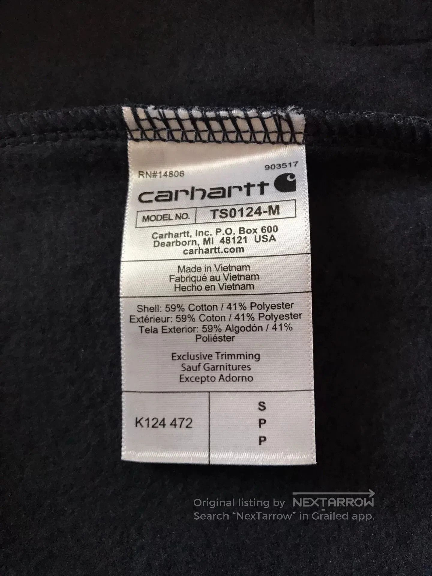 Carhartt Carhartt K124 472 Crewneck Sweatshirt. Size US S / EU 44-46 / 1 - 8 Thumbnail