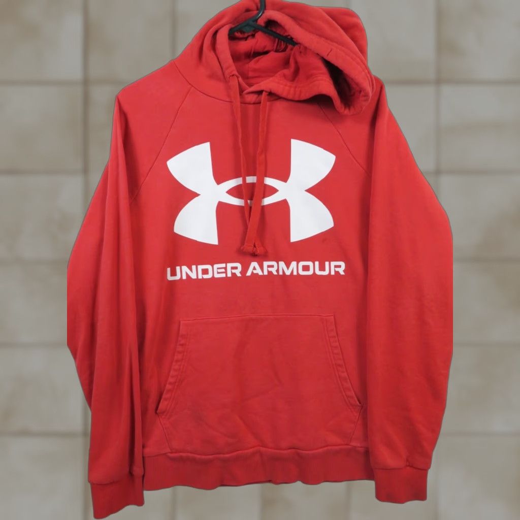 Under Armour Under armour Hoodie S Small Red Multicolor Pullover Hooded Pockets Unisex Adults Sweatshirt Size US S / EU 44-46 / 1 - 1 Thumbnail
