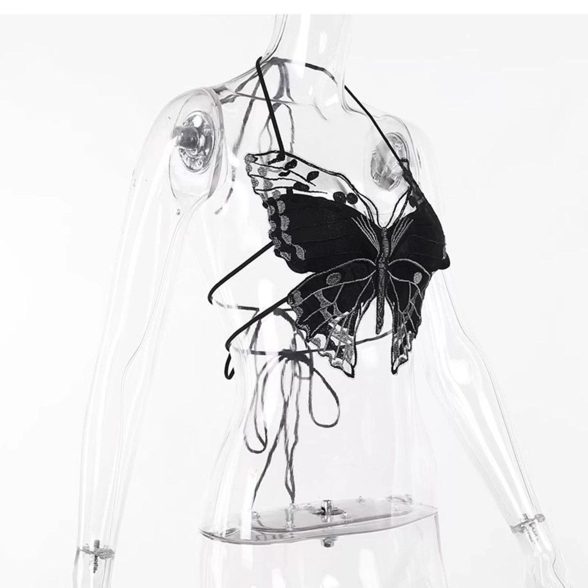 Vintage Y2K butterfly top Size ONE SIZE - 2 Thumbnail