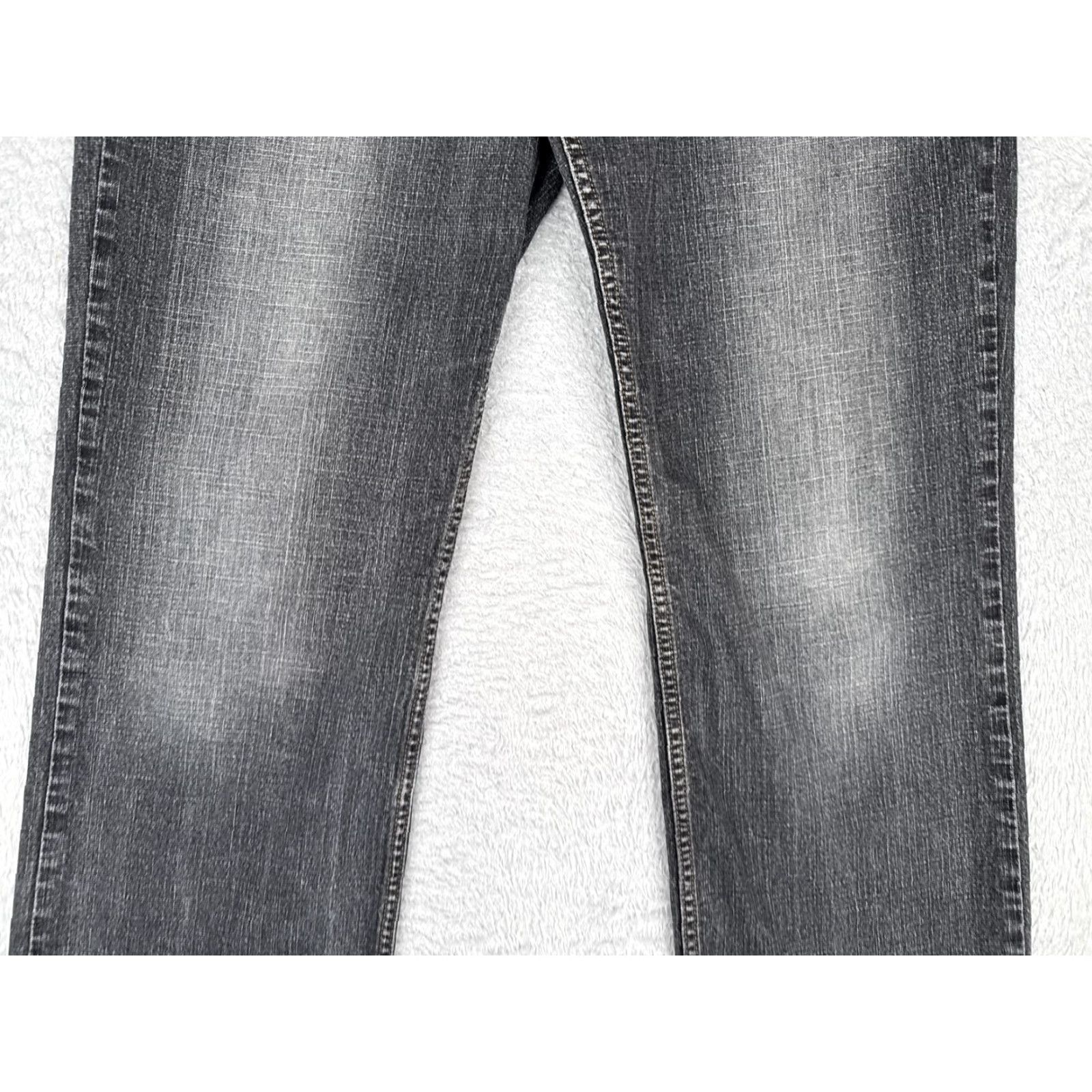Vintage Westbound Jeans Womens 14 Gray Straight Leg Stretch Denim Mid Rise Casual Size 36" / US 14 / IT 50 - 3 Thumbnail