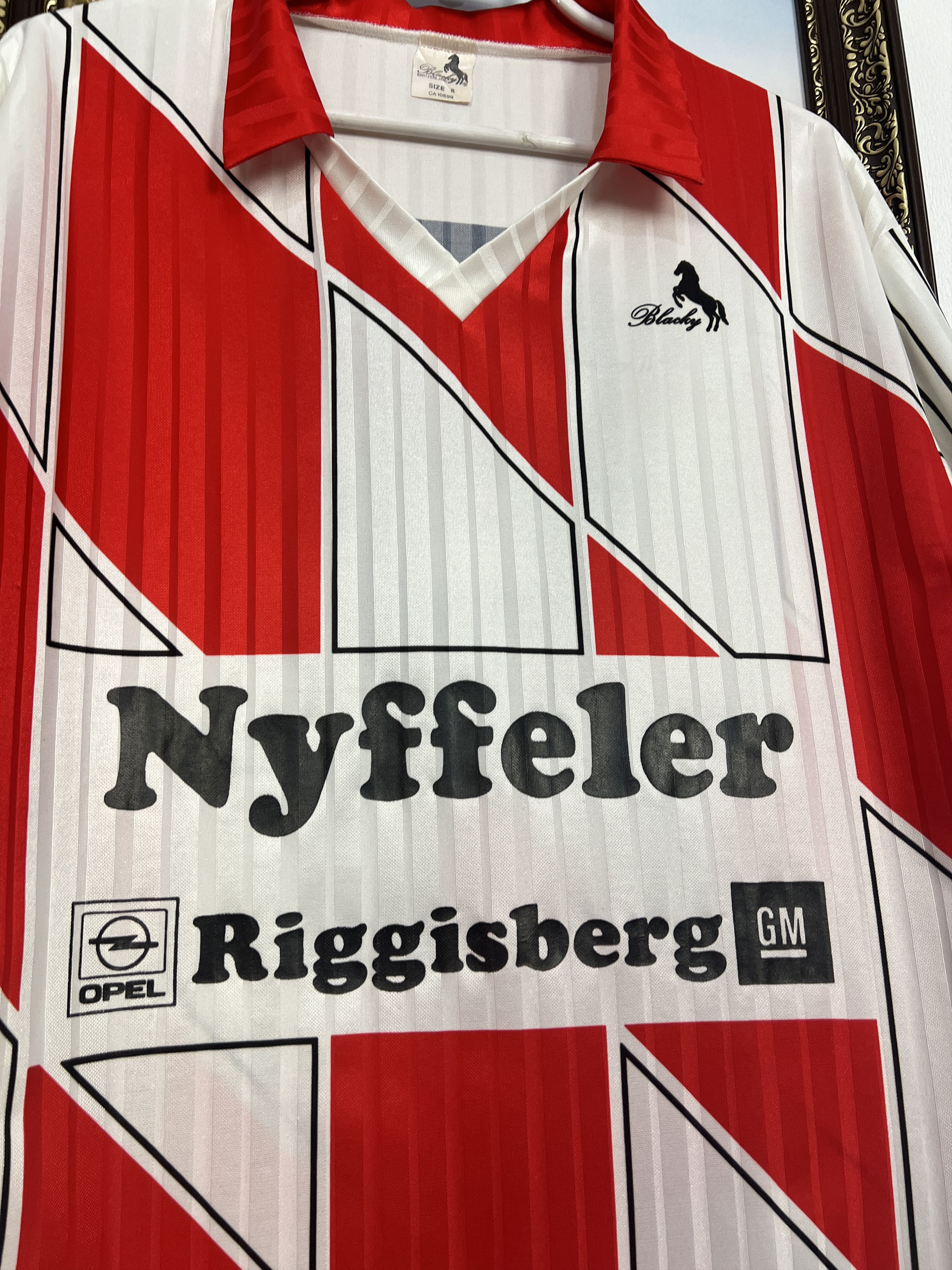 Vintage Switzerland Football Template Long Sleeve Shirt Jersey Size US L / EU 52-54 / 3 - 3 Thumbnail