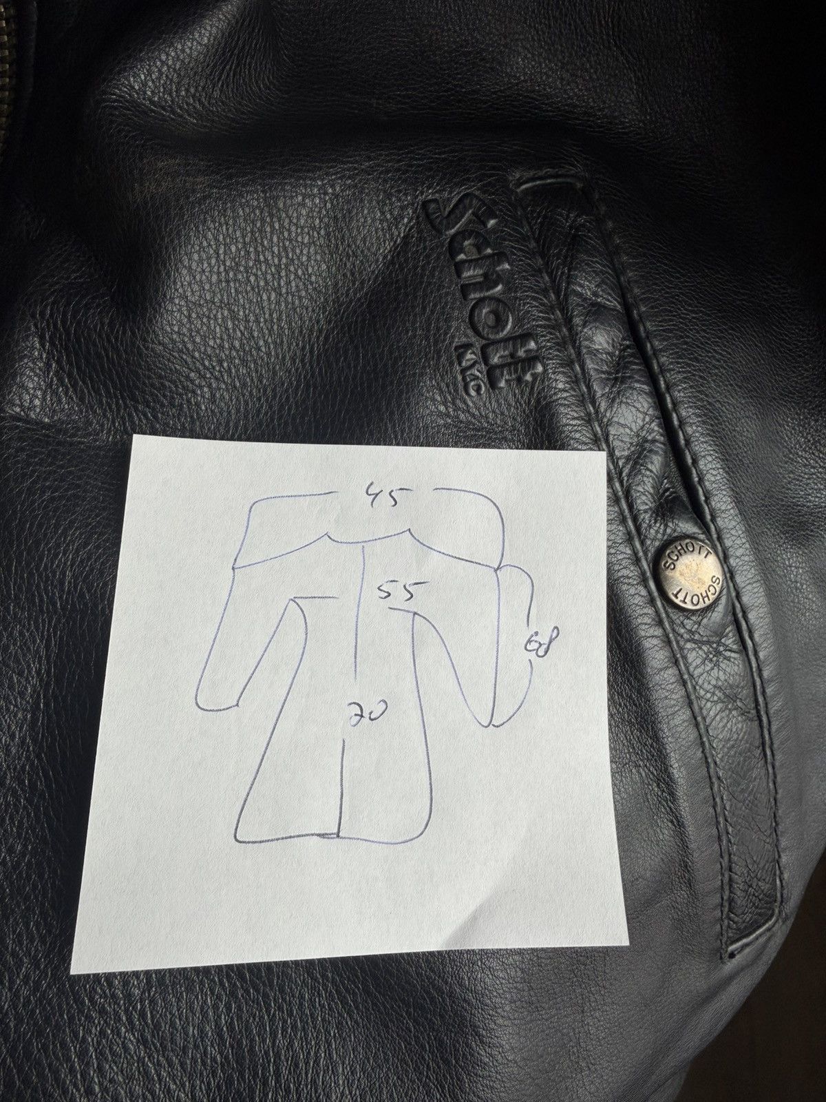 Schott Rare vintage Schott NYC Leather Jacket Cowhide bomber ID6875 Size US XL / EU 56 / 4 - 9 Thumbnail