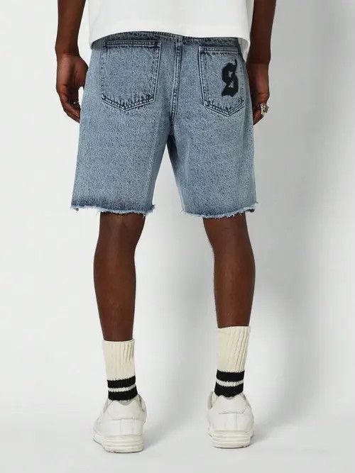 Jean Denim Jeans DRIP Shorts Jorts Size US 30 / EU 46 - 4 Thumbnail