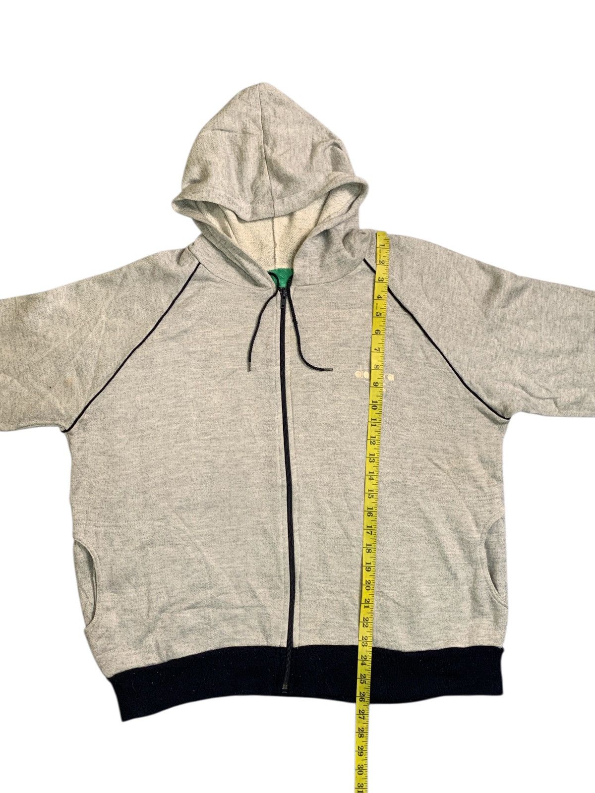 Diadora Rare Design Vintage Diadora Zipper Hoodie Sweater Size US L / EU 52-54 / 3 - 7 Thumbnail