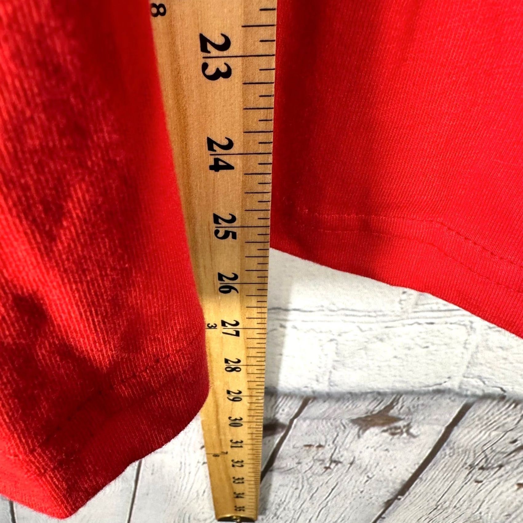 Vintage Billie Eilish Blohsh Red Anime Graphic Ringer T-Shirt Womens M Black Trim Size M / US 6-8 / IT 42-44 - 6 Thumbnail