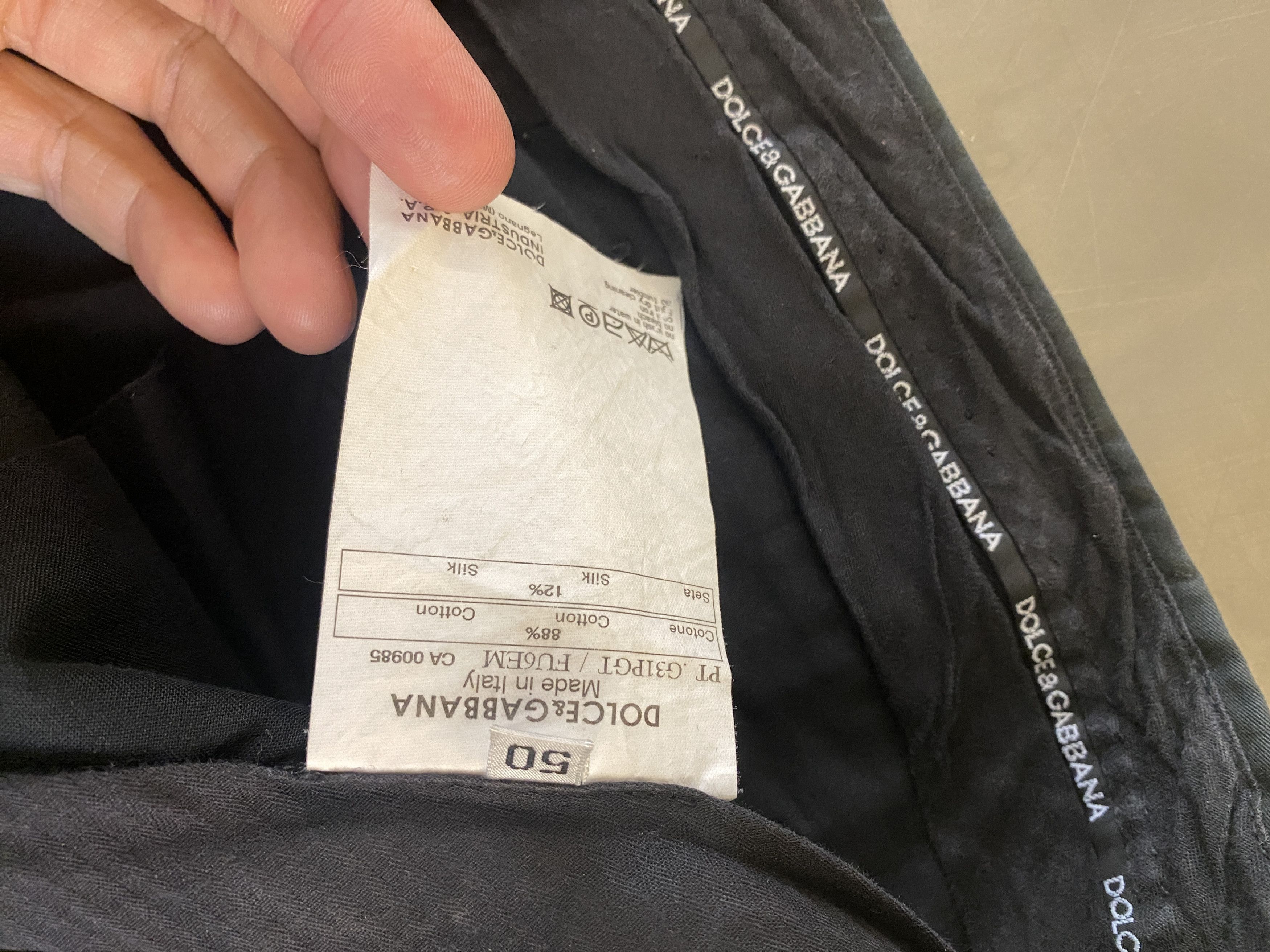 Dolce & Gabbana DOLCE & GABBANA VINTAGE POCKET PANTS SIZE EU 50 Size US 34 / EU 50 - 4 Thumbnail