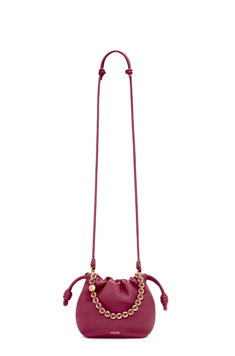 Loewe o1in1g0426 Size: OS / Mini Flamenco Purse Bag in Crimson Size ONE SIZE - 7 Thumbnail