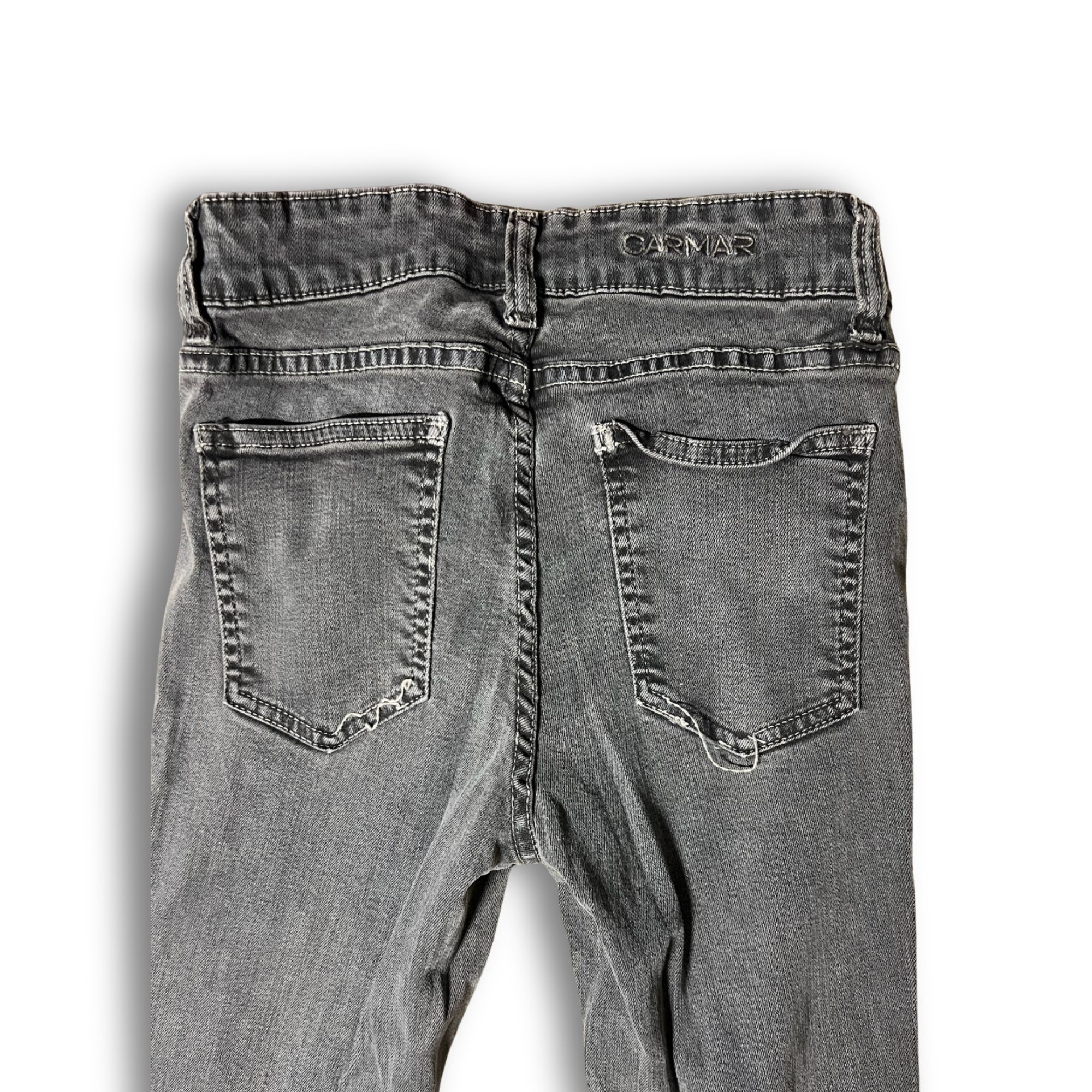 Other Carmar High Rise Skinny Jeans Gray Distressed Style Size XXS Size 26" / US 2 / IT 38 - 4 Thumbnail