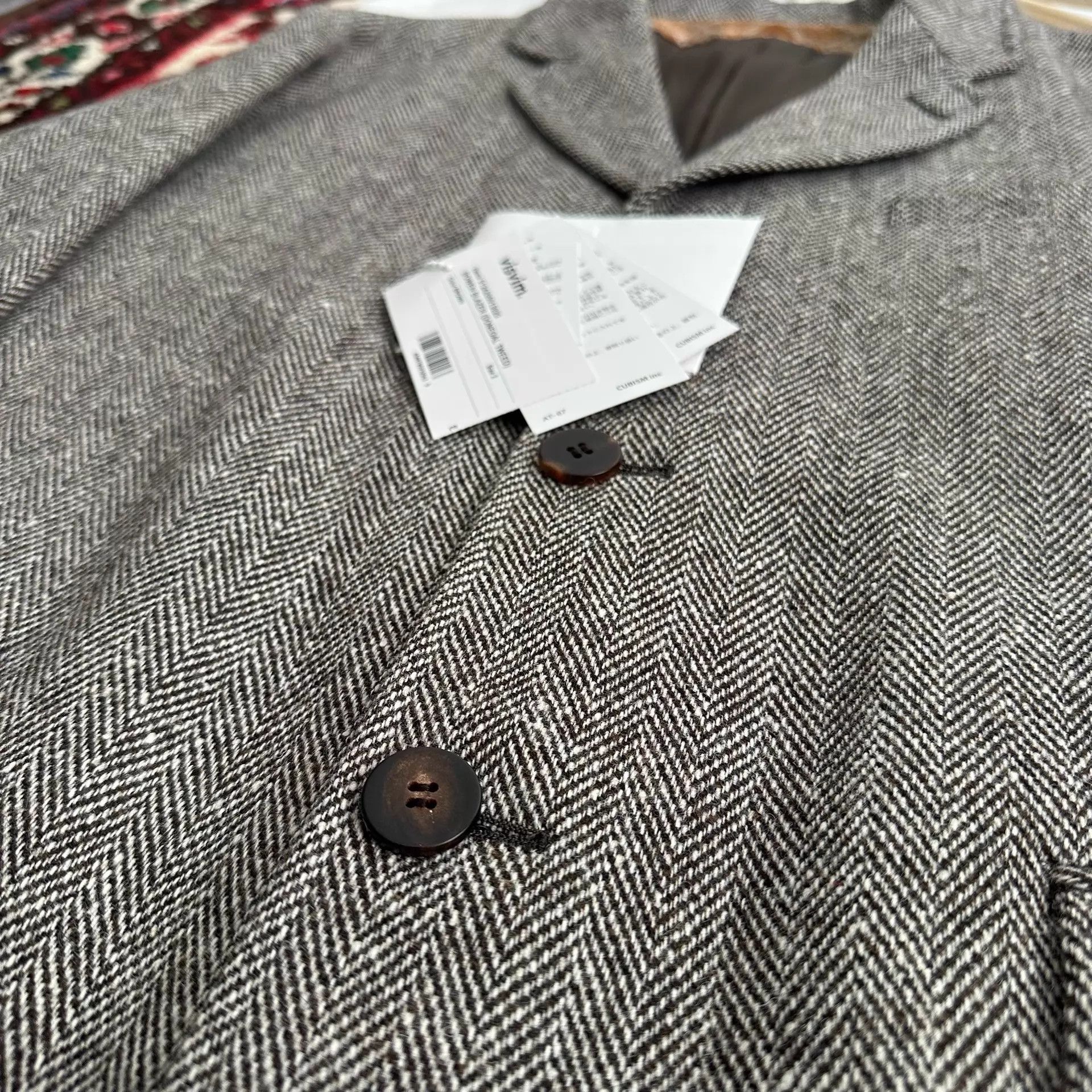 Visvim VISVIM 24AW BOWEN BLAZER Size 2 DONEGAL TWEED Silk-Wool Size US M / EU 48-50 / 2 - 5 Thumbnail