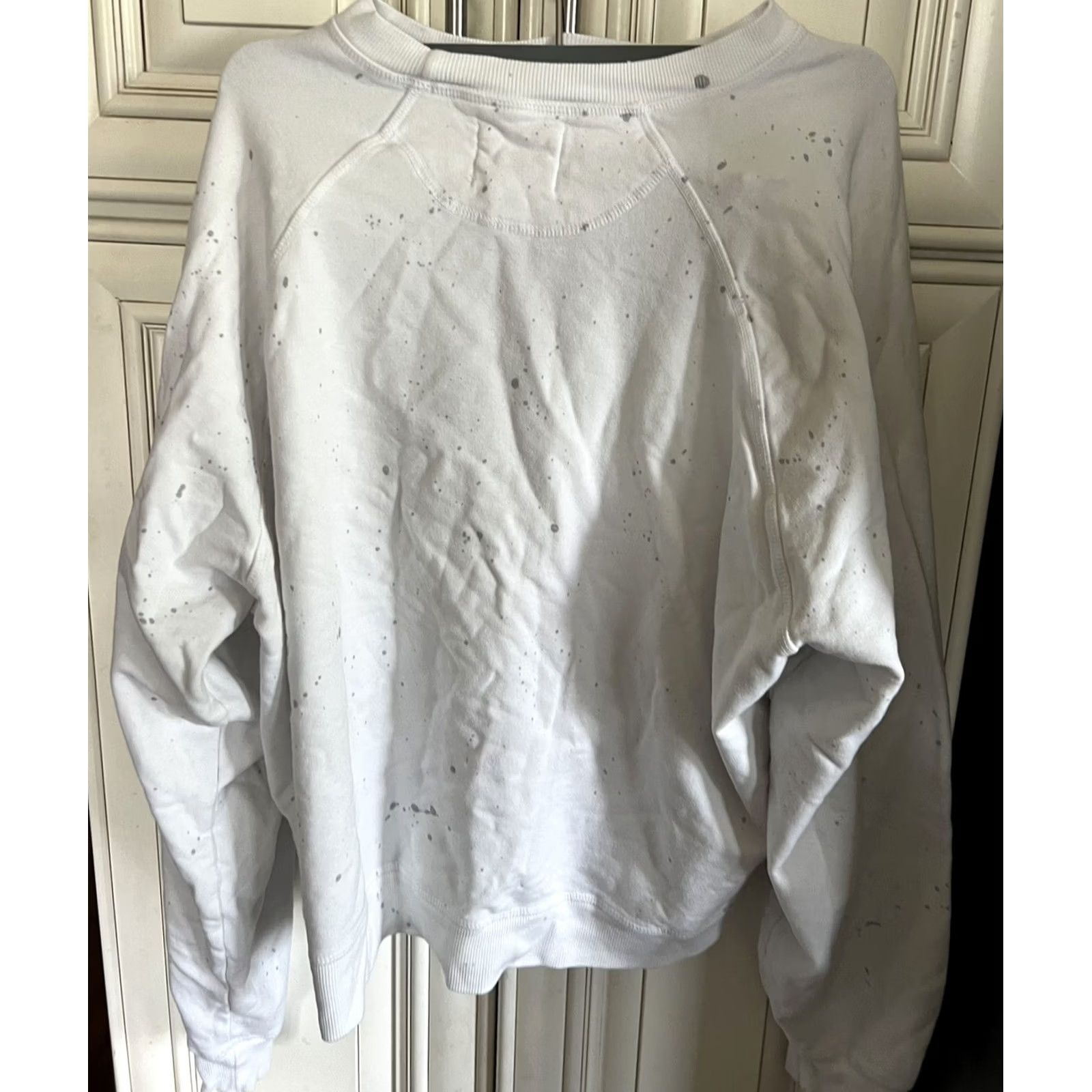 Vintage Electric & Rose Ronan Galaxy Pullover Sweatshirt L White Womens Long Sleeve Size L / US 10 / IT 46 - 6 Thumbnail