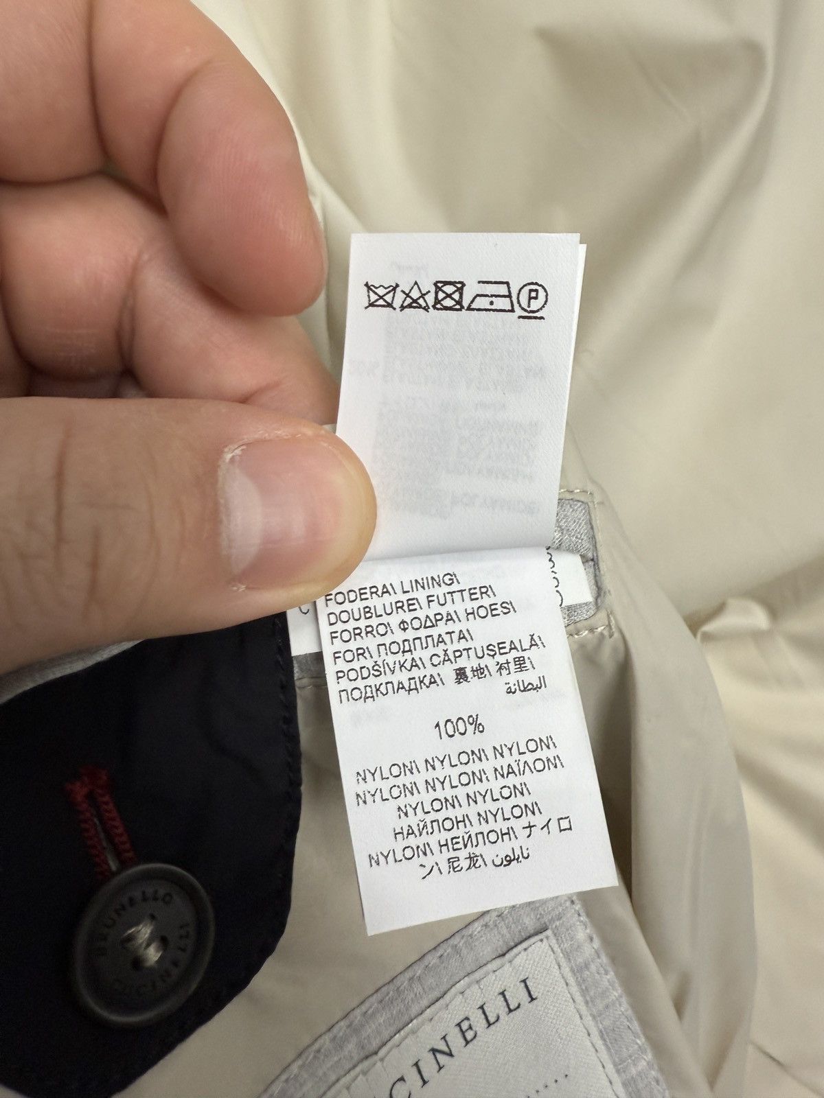 Brunello Cucinelli brand new Brunello Cucinelli Black Down Jacket Size US L / EU 52-54 / 3 - 8 Thumbnail