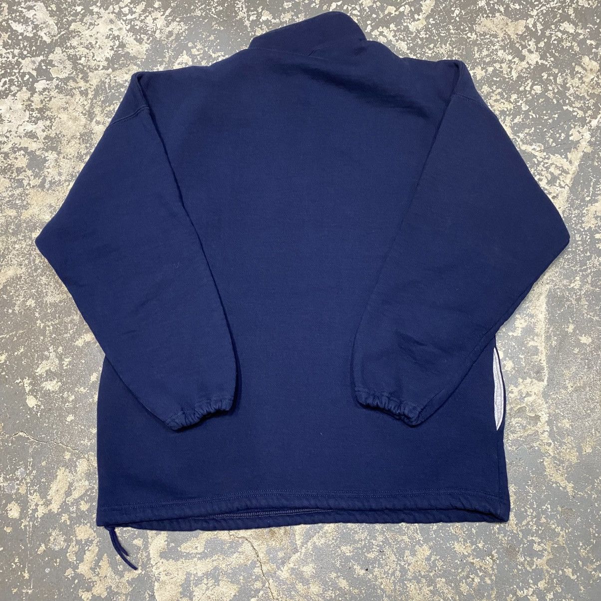 Russell Athletic × Vintage Vintage Russell Athletic Navy Blank 1/4 Zip Crewneck USA Size US XL / EU 56 / 4 - 5 Thumbnail