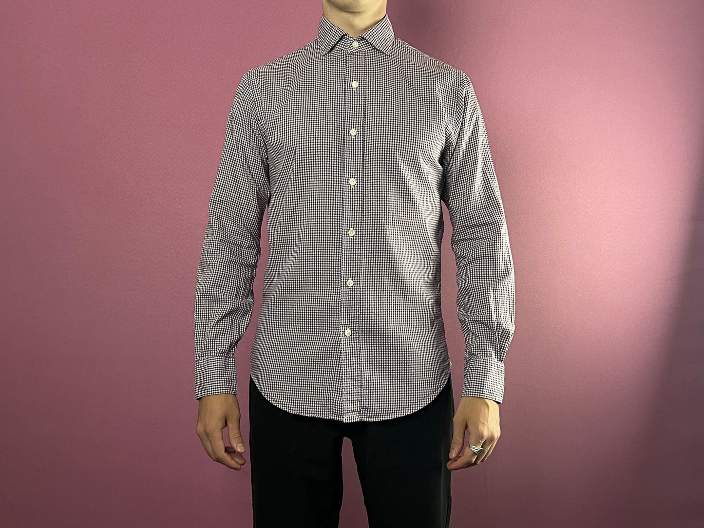 Polo Ralph Lauren × Vintage Polo Ralph Lauren Vintage Men's Slim Fit Check Shirt - S Size US S / EU 44-46 / 1 - 3 Thumbnail