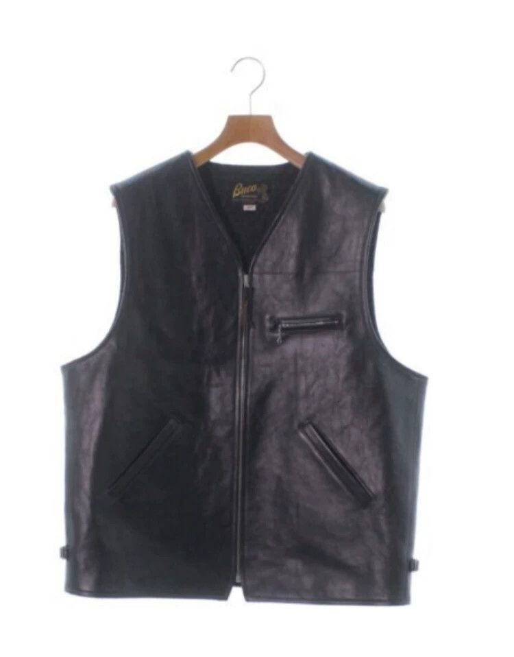 Buco Buco Horsehide Leather Vest Size 44 Size US S / EU 44-46 / 1 - 1 Thumbnail