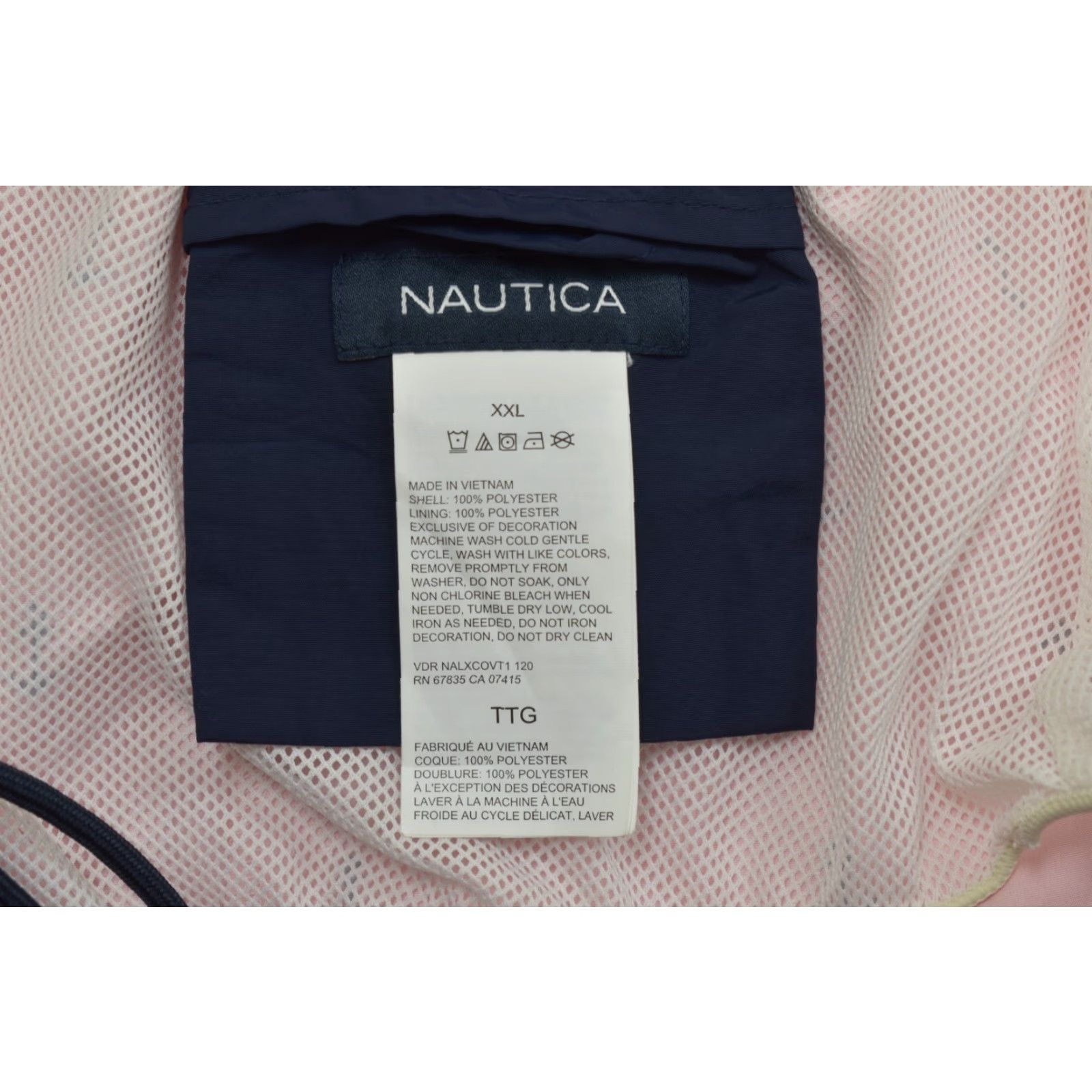 Nautica Nautica Men’s XXL Swim Trunk Shorts Pale Coral Anchor Print Quick Dry NEW Size US 39 - 7 Thumbnail