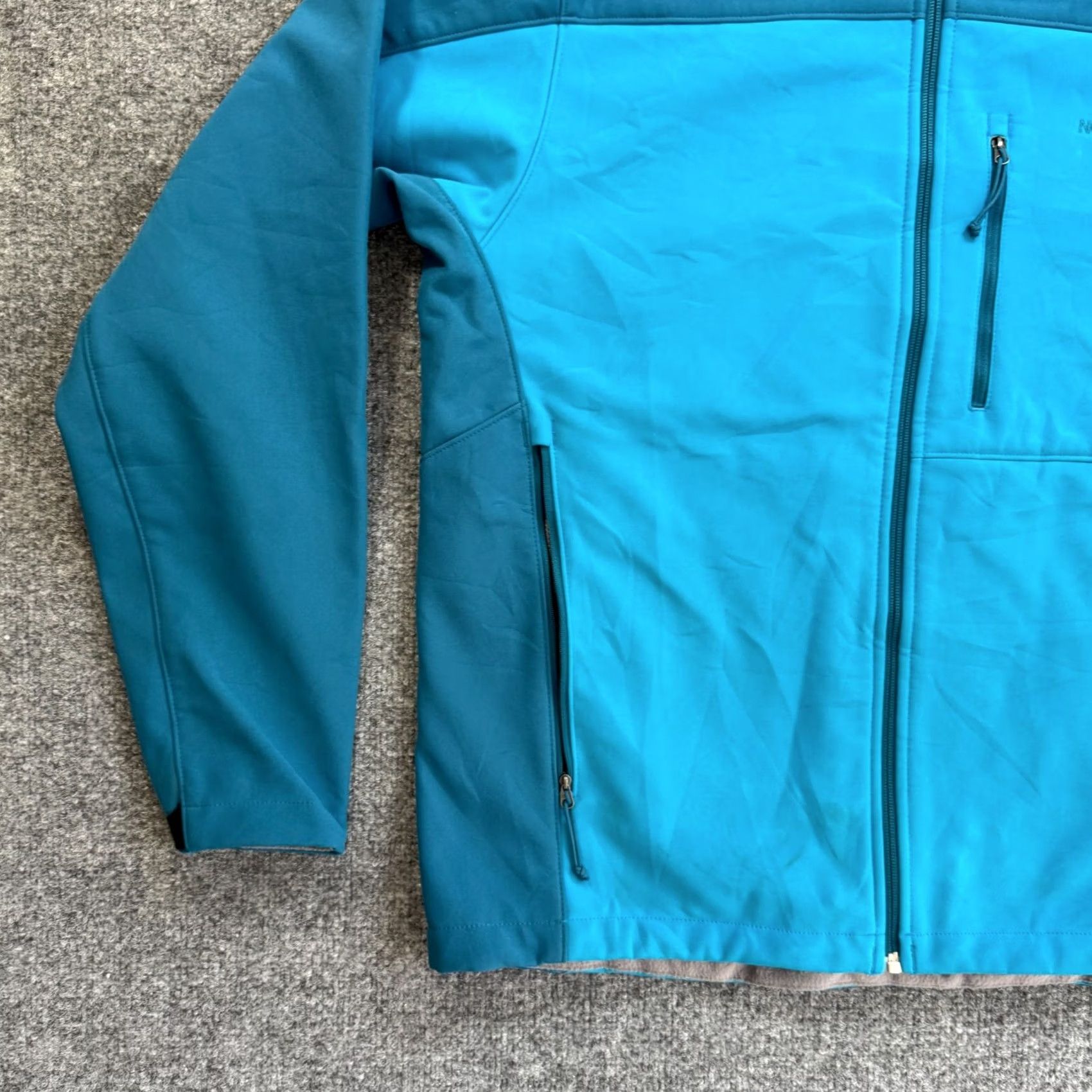 The North Face The North Face Men's Large Blue Apex Windwall Soft Shell Jacket Zip Size US L / EU 52-54 / 3 - 3 Thumbnail