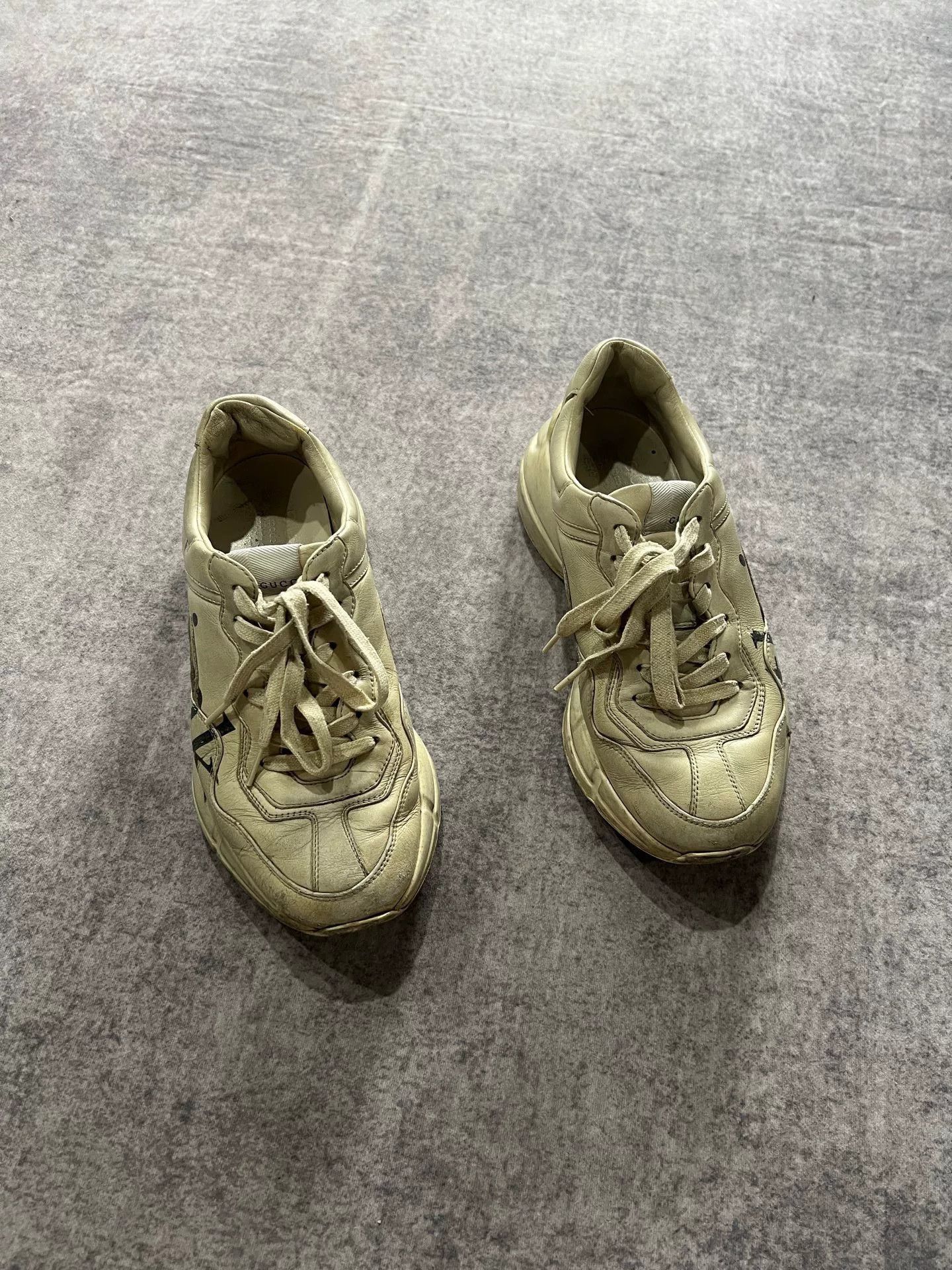 Gucci gucci dad shoes in light beige color Size US 6.5 / EU 39-40 - 1 Thumbnail