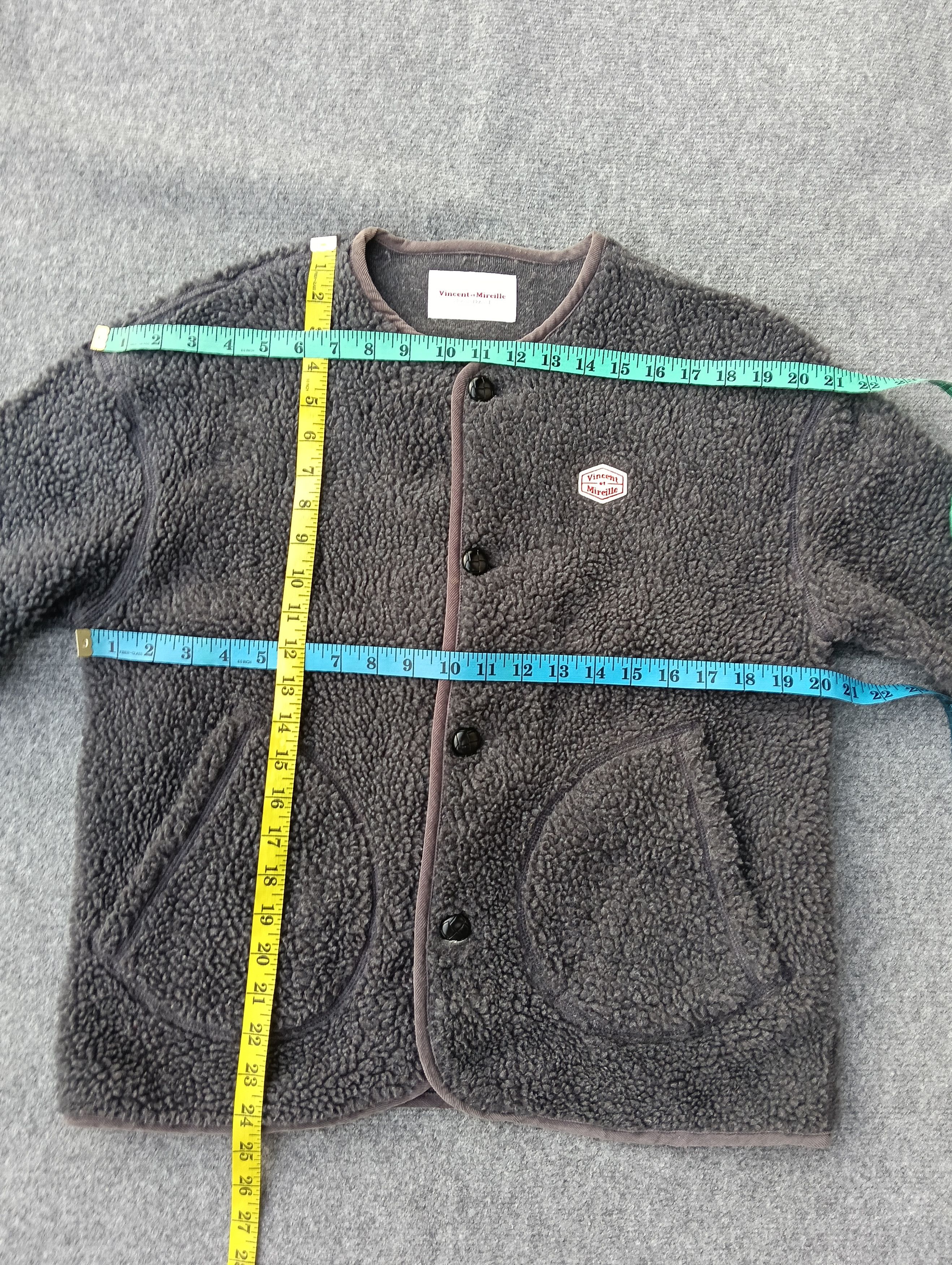 Japanese Brand Vincent et Mireille Digoin France fleece jacket. Size US M / EU 48-50 / 2 - 7 Thumbnail