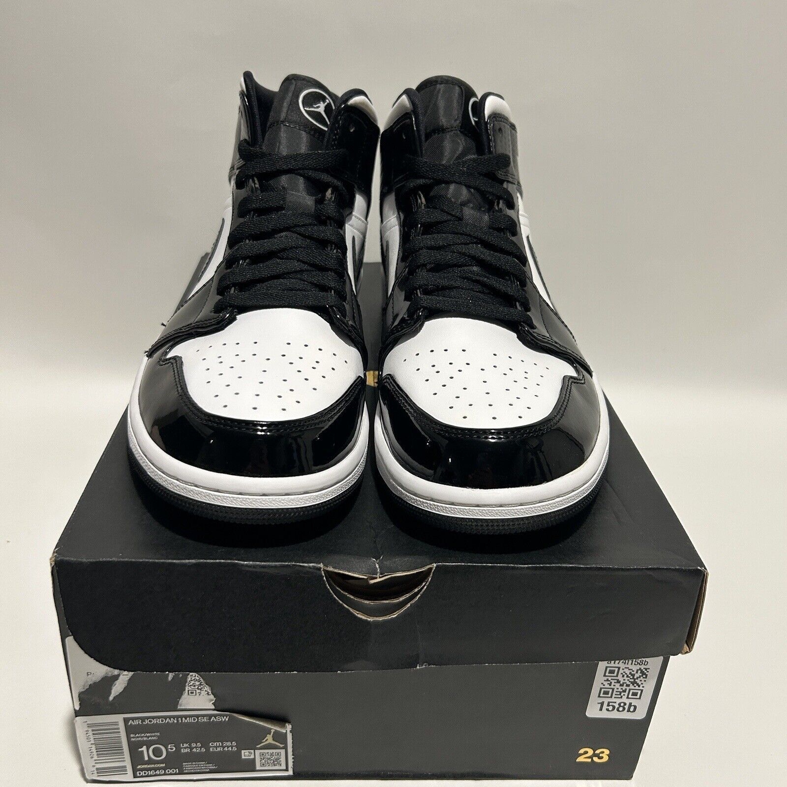 Nike Nike Air Jordan 1 Retro Mid SE “All-Star/Carbon Fiber” 2024 Size US 10.5 / EU 43-44 - 2 Thumbnail