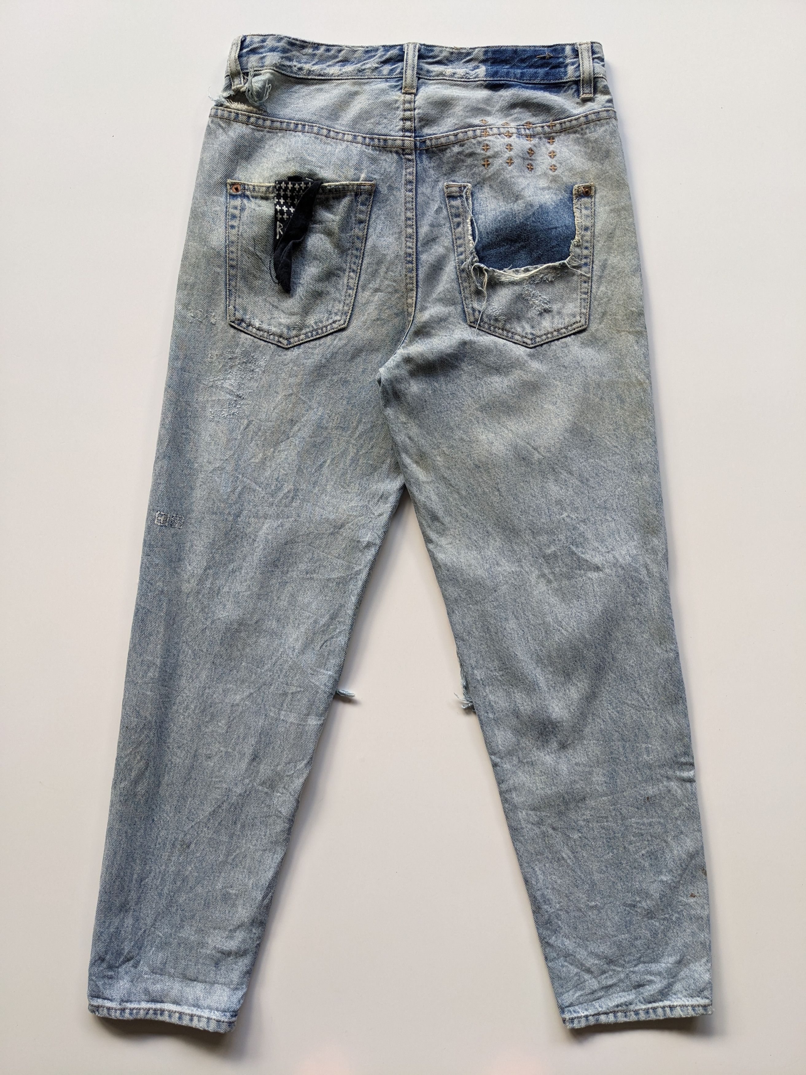If Six Was Nine × Ksubi × Tornado Mart Ksubi bullet tru ripped trash jeans Size US 31 - 2 Thumbnail