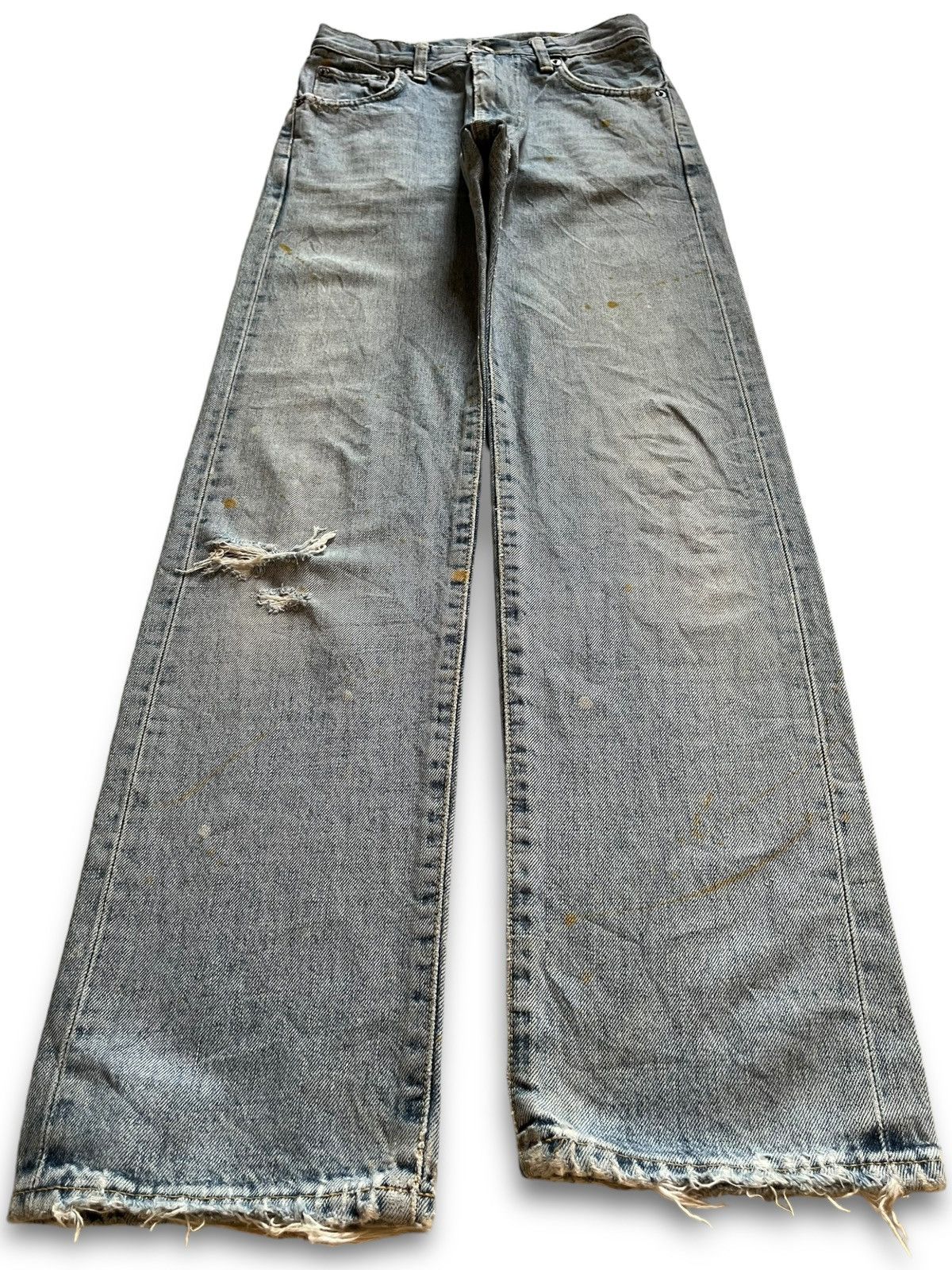 Edwin Vintage Japanese Edwin 505 Selvedge Painted Splatter Jeans Size US 26 / EU 42 - 2 Thumbnail
