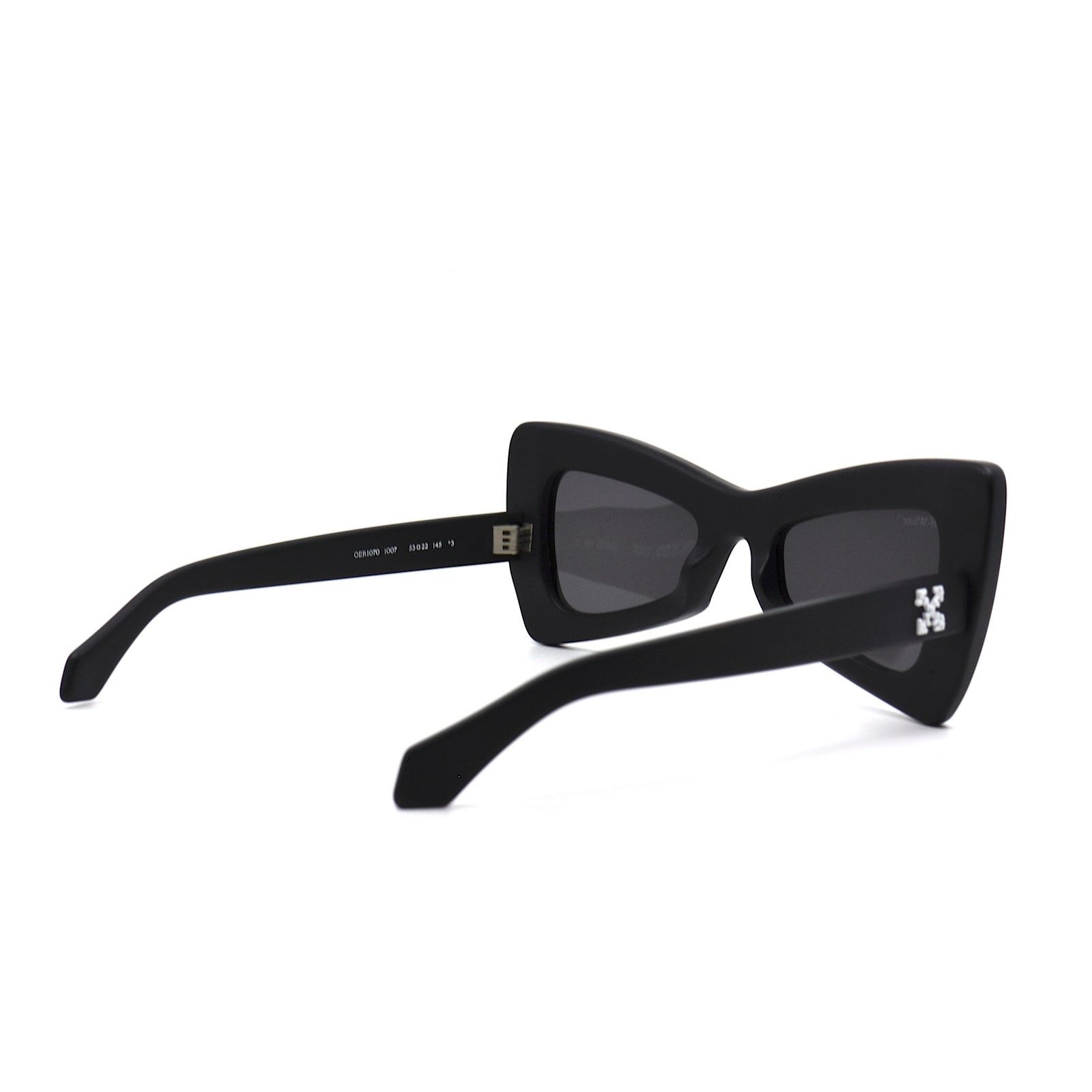 Off-White NEW! OFF-WHITE NASHVILLE OER1070 BLACK/WHITE GREY SUNGLASSES Size ONE SIZE - 6 Thumbnail