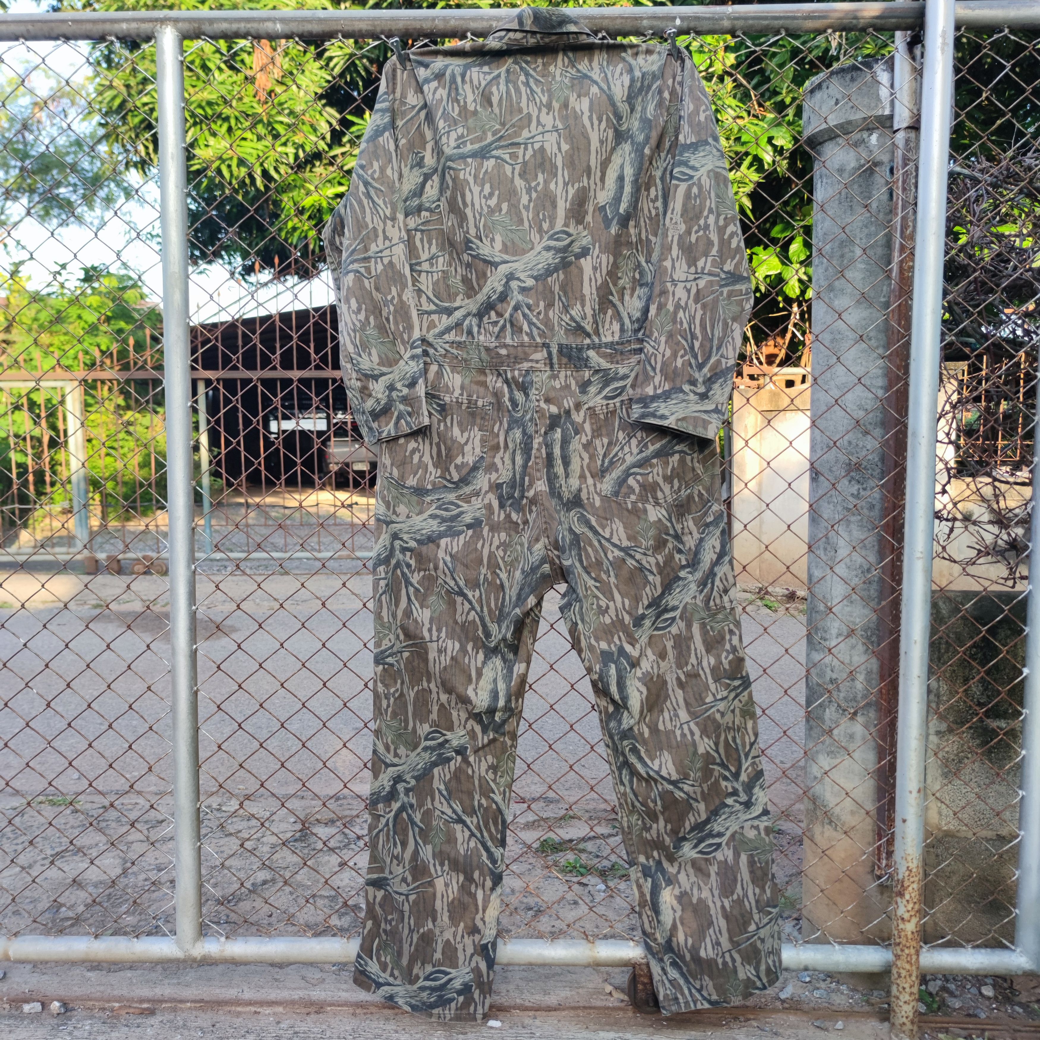 Mossy Oaks × Vintage Mossy Oak Full Foliage Camo Hunting Cotton Coveralls LG Size US 44 / EU 60 - 2 Thumbnail