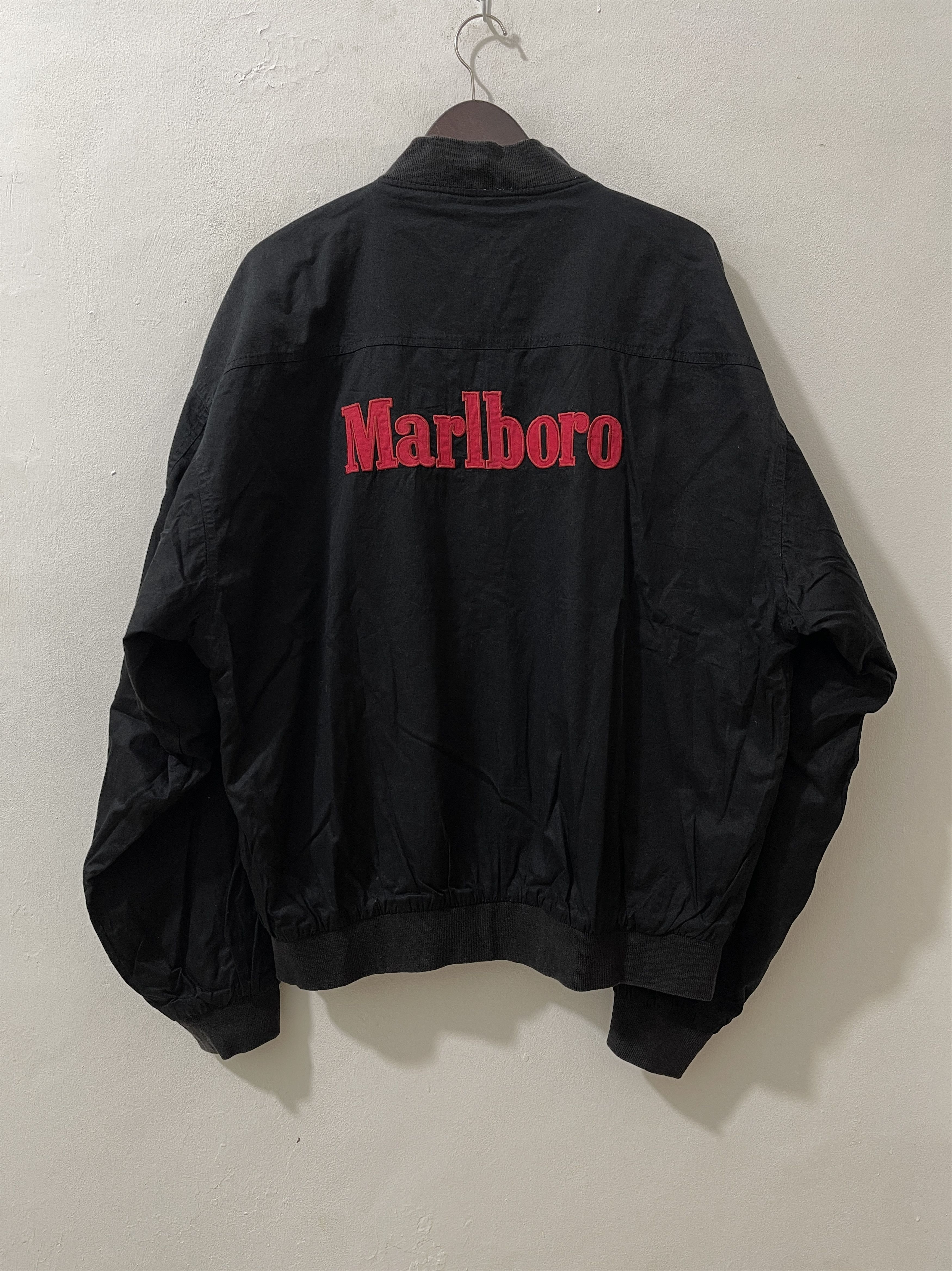 Marlboro Classics Vintage Rare Marlboro USA Canvas Bomber Jacket Size US XXL / EU 58 / 5 - 1 Thumbnail