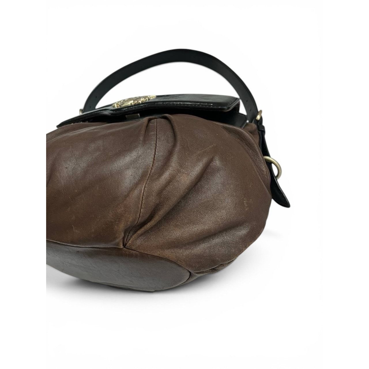 Givenchy Givenchy Draped Leather Brown Shoulder Bag Size ONE SIZE - 7 Thumbnail