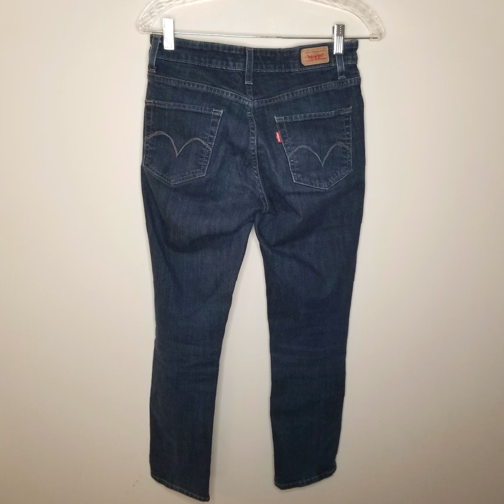 Levi's LEVI'S Women's Skinny Jeans Size 4 Blue Mid Rise Regular Size 27" / US 4 / IT 40 - 4 Thumbnail