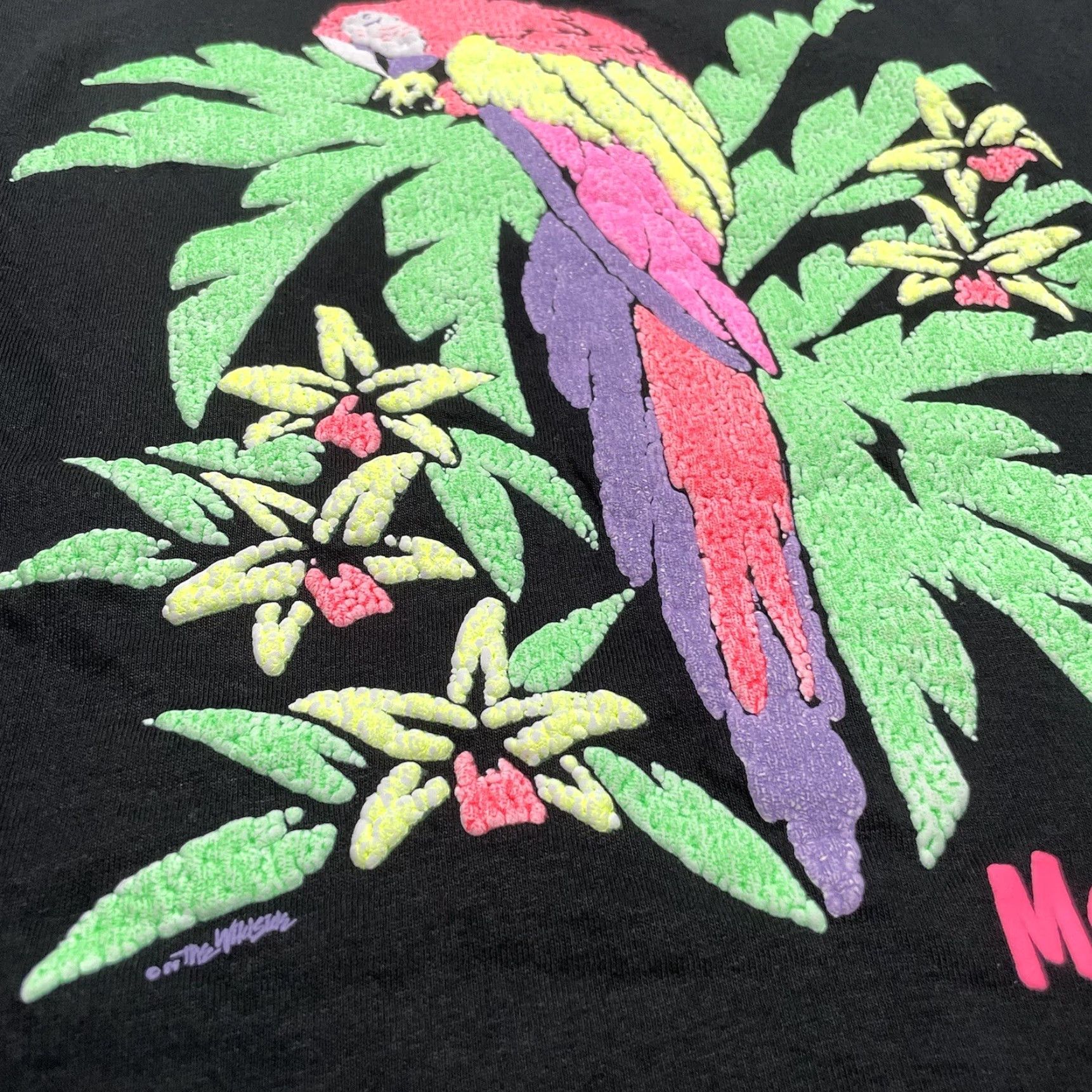 Paradise VINTAGE Maui Shirt Mens Large Paradise Bird Puff The Wide Side Adult Tshirt Size US L / EU 52-54 / 3 - 3 Thumbnail