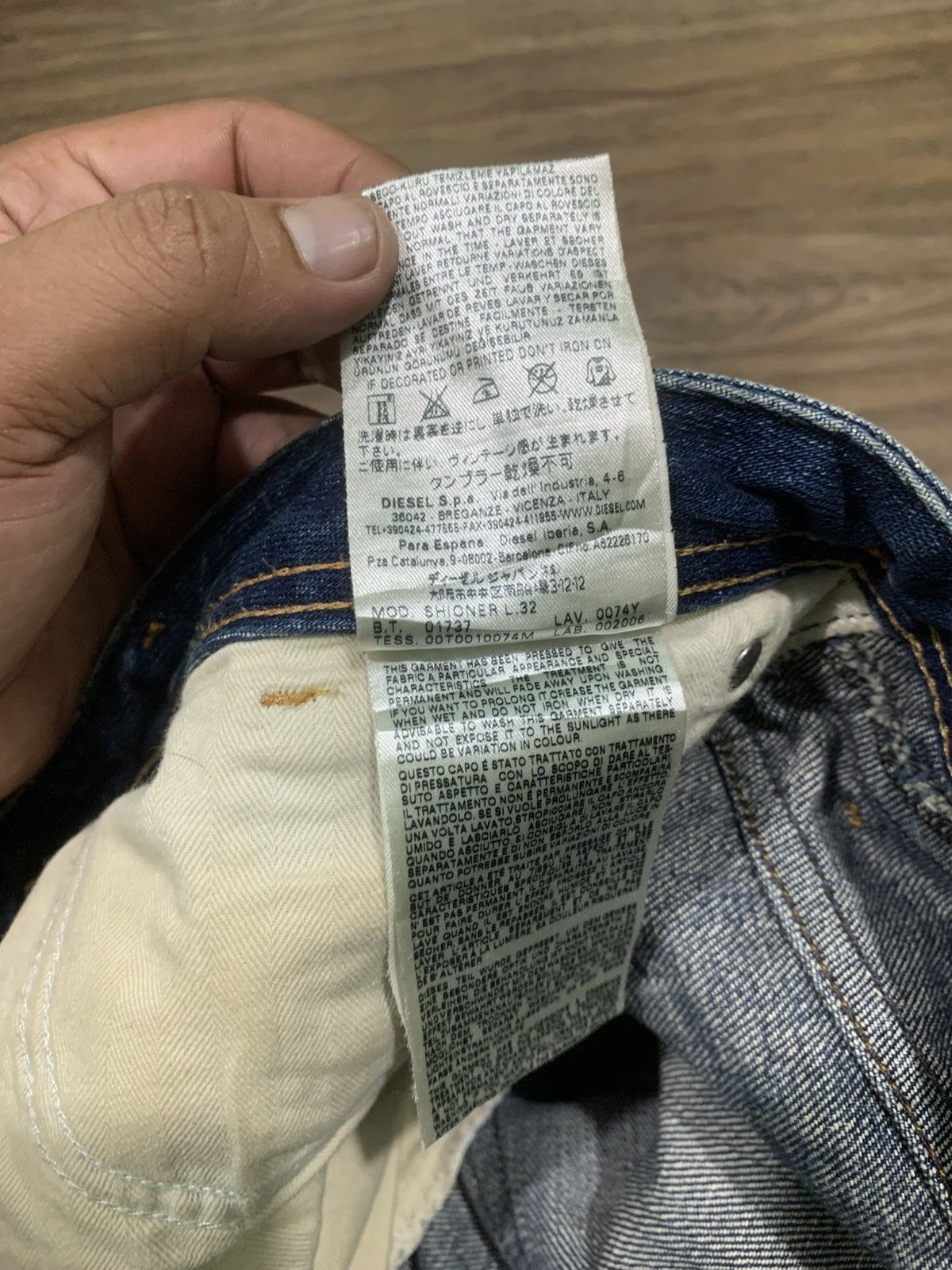 Diesel Vintage Diesel Distressed Denim Jeans Long Pants Size US 30 / EU 46 - 10 Thumbnail