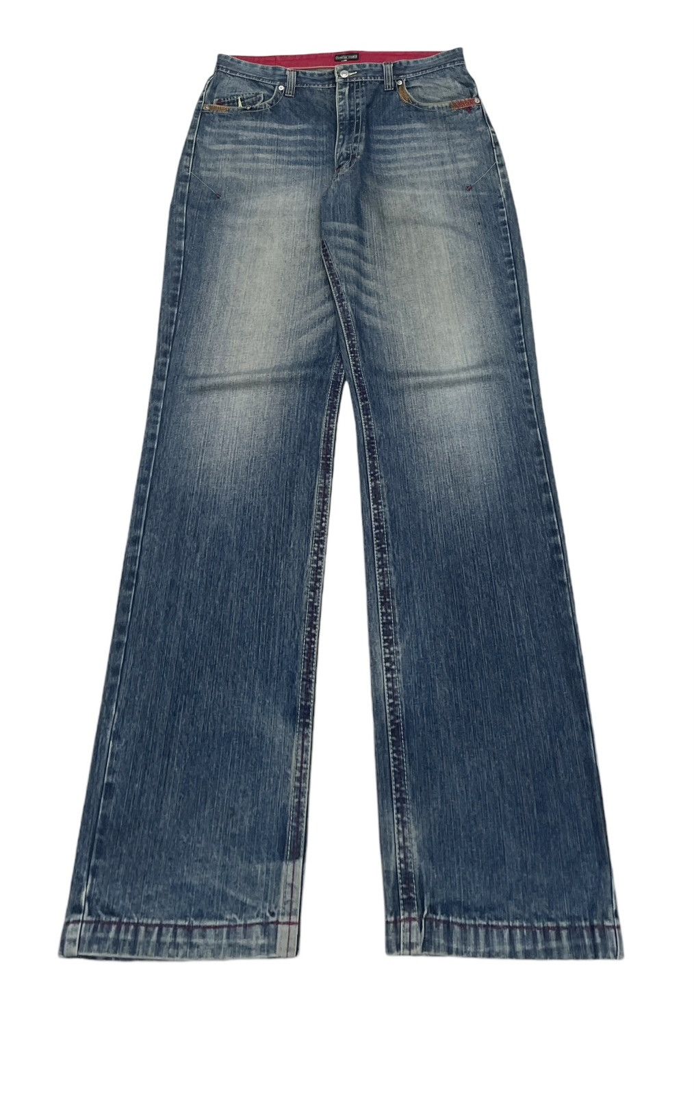 Japanese Brand × Vintage Rare Vintage Japanese Brand Amore Puro Baggy Jeans 1990s Size US 35 - 1 Thumbnail