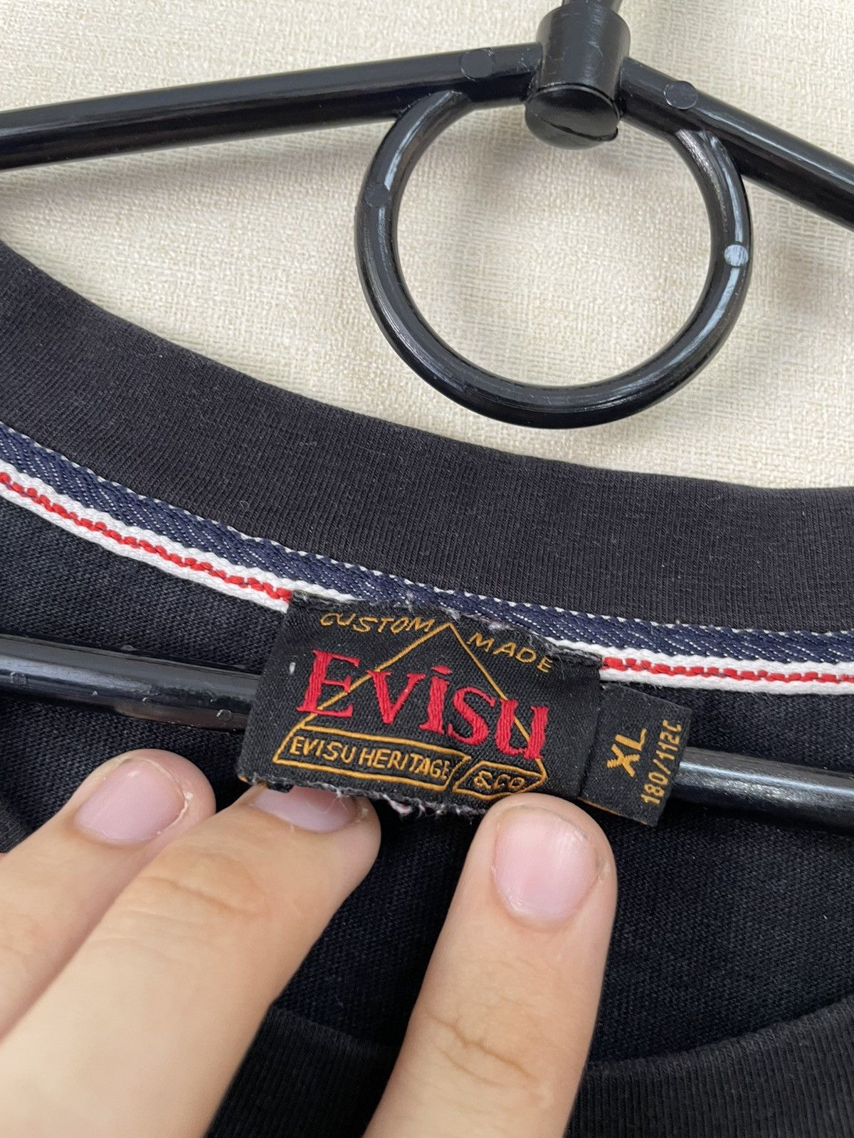 Evisu × Vintage Vintage streetwear Y2K Japanese brand evisu T-shirt Size US XL / EU 56 / 4 - 7 Thumbnail