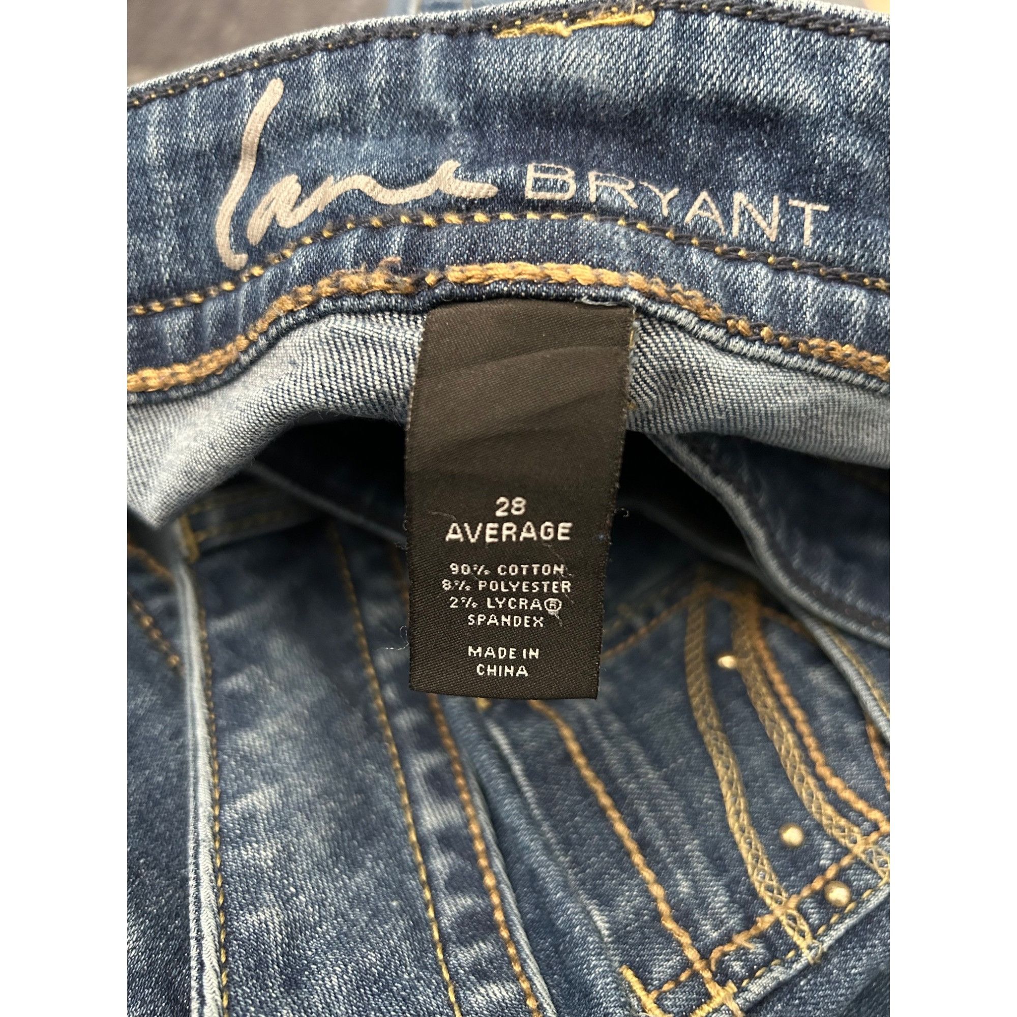 Denim & Co. Lane Bryant Blue Denim Slim Bootcut Jeans Women Sz 28 Averag Size 42" / US 20 - 6 Thumbnail