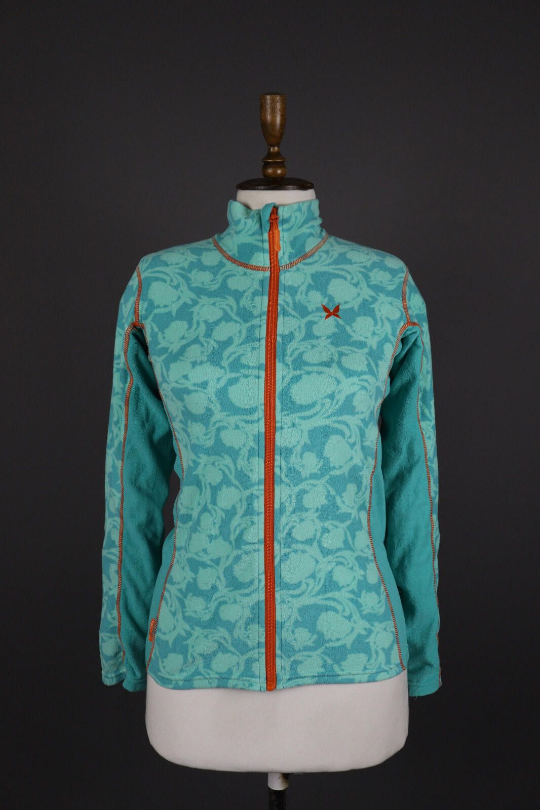 Designer Kari Traa Multicolor Floral Full Zip Fleece Jacket Size S Size S / US 4 / IT 40 - 1 Thumbnail
