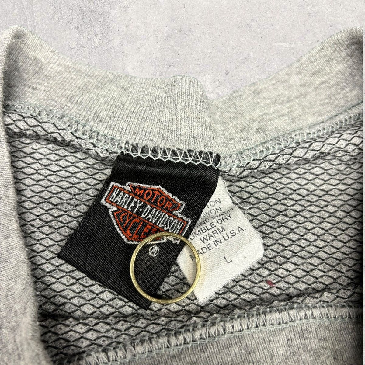 Harley Davidson × Vintage Vintage Harley Davidson Shirt Size US L / EU 52-54 / 3 - 4 Thumbnail