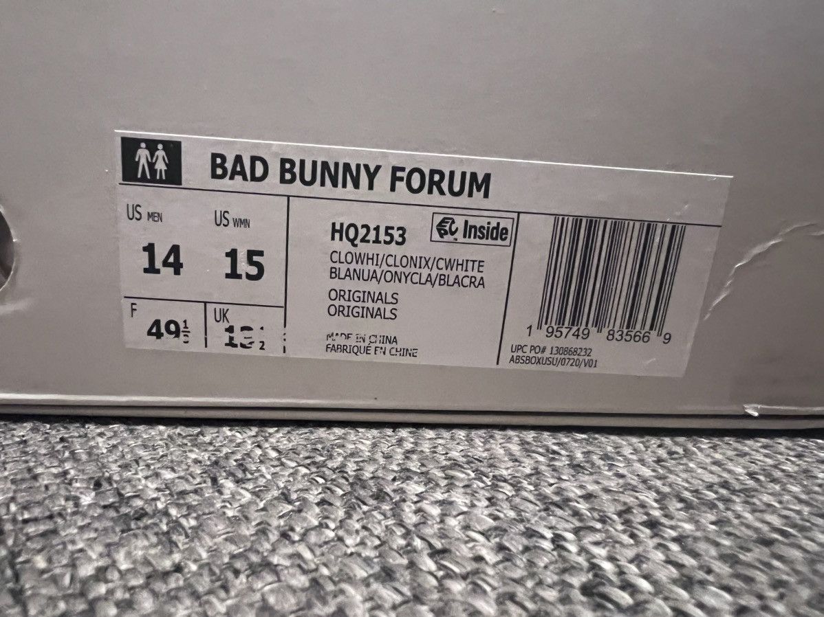 Adidas Bad bunny forum adidas Size US 14 / EU 47 - 4 Thumbnail