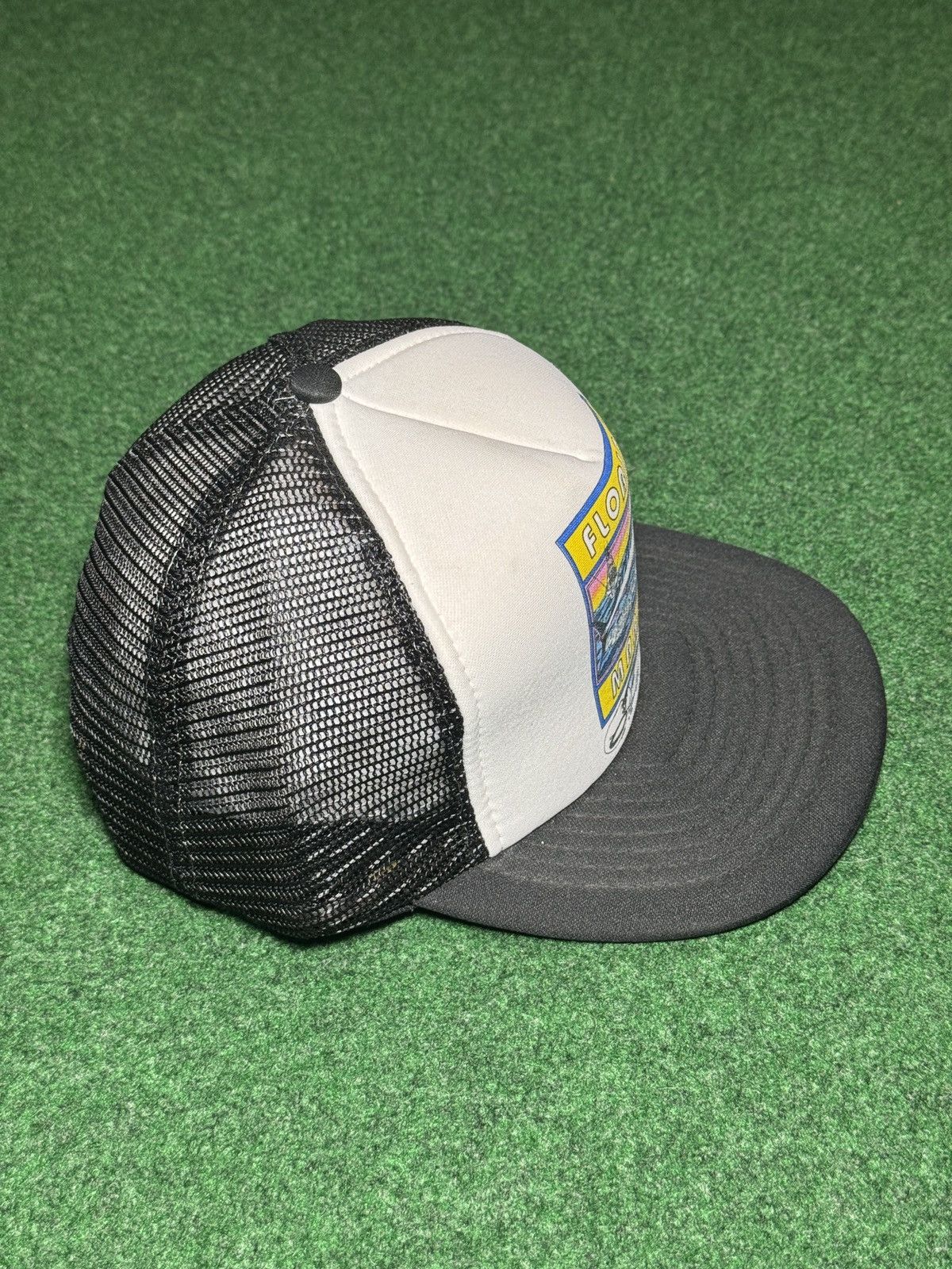 Vintage Vintage Florida Marlins Deep Sea Fishing Trucker 80s Hat Size ONE SIZE - 2 Thumbnail