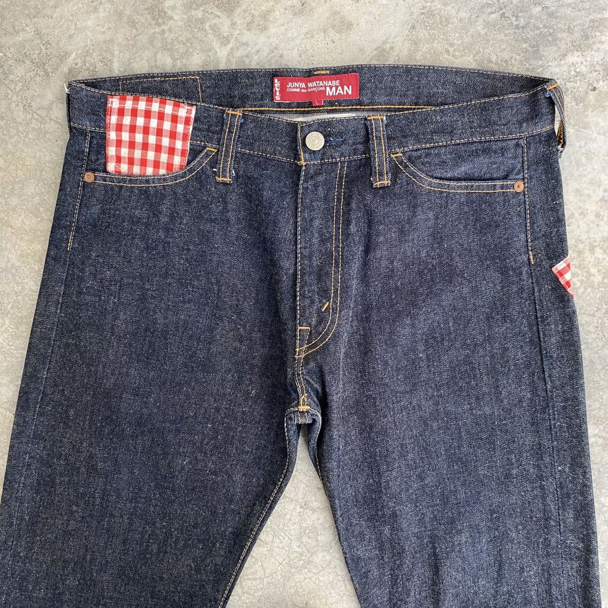 Junya Watanabe × Levi's SS09 Levis X Junya Watanabe Reconstruct Calico Trimmed Jeans Size US 34 / EU 50 - 7 Thumbnail