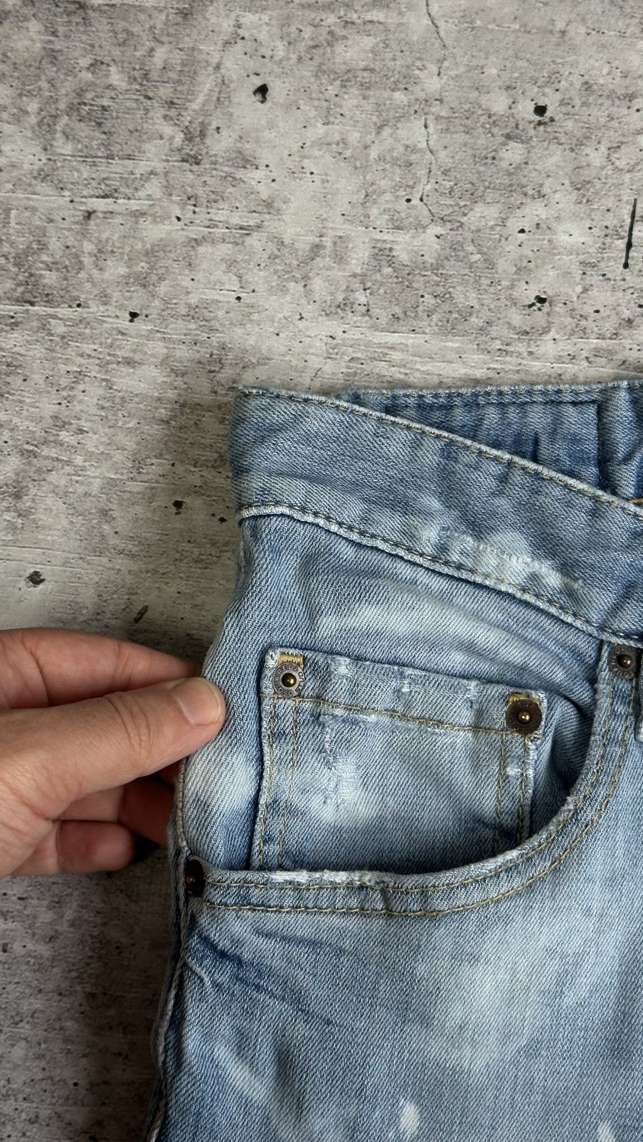 Dsquared2 Dsquared2 Skater Jean Distressed Slim Denim Jeans Pants Size US 30 / EU 46 - 8 Thumbnail