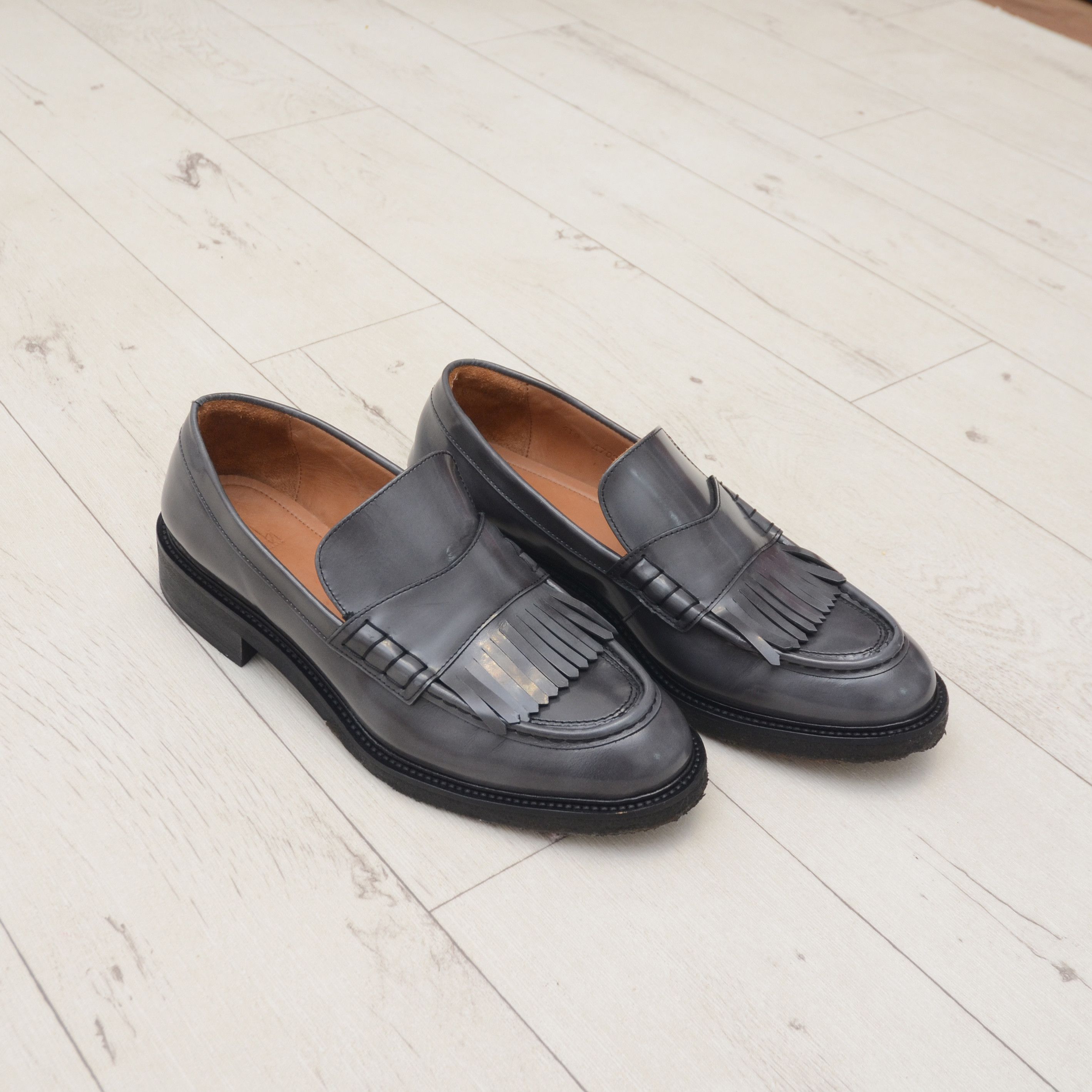 Billi Bi Billi Bi Copenhagen EU 42 Leather Loafers Slip-On Shoes Size US 12 / IT 42 - 9 Thumbnail