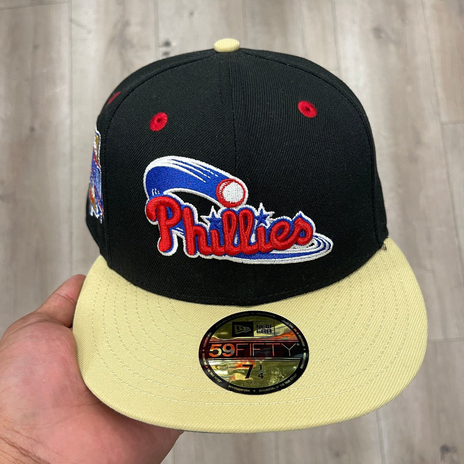 New Era New Era Phillies Black 1996 All-Star Game Patch Hat 7 1/4 Size ONE SIZE - 2 Thumbnail