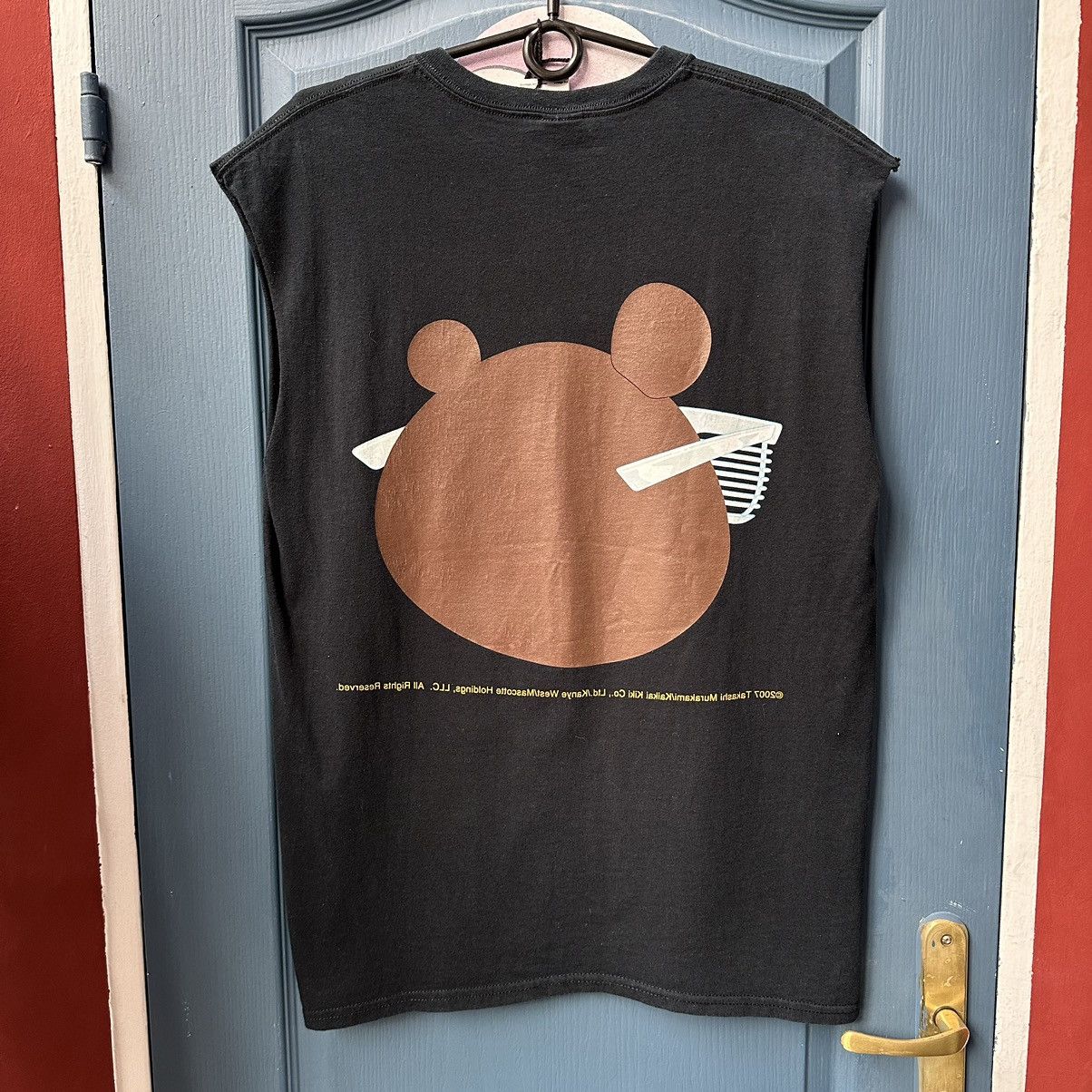 Kanye West × Takashi Murakami × Vintage 2007 Kanye West Takashi Murakami Glow in The Dark tour USA Size US L / EU 52-54 / 3 - 2 Thumbnail