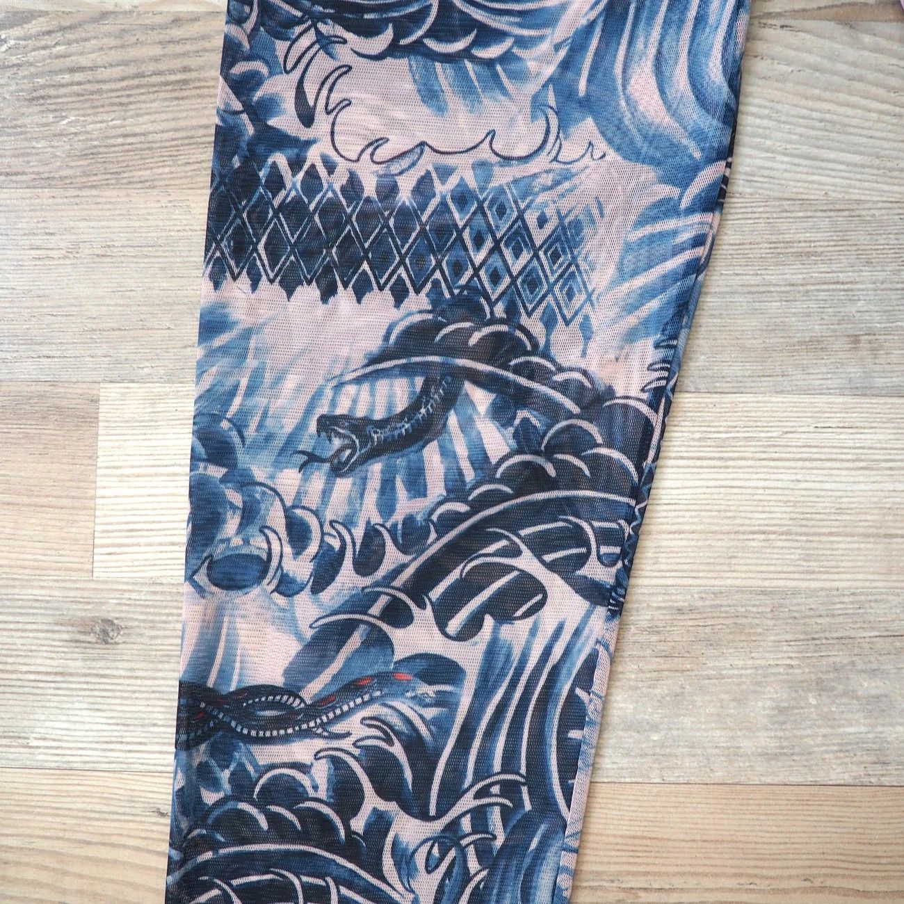 Jean Paul Gaultier Jean Paul Gaultier x Lindex mesh tattoo y2k leggings grunge Size 30" / US 8 / IT 44 - 3 Thumbnail