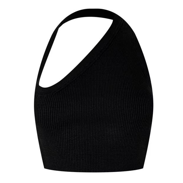 o1g2r1mq1024 Cropped Top in Black