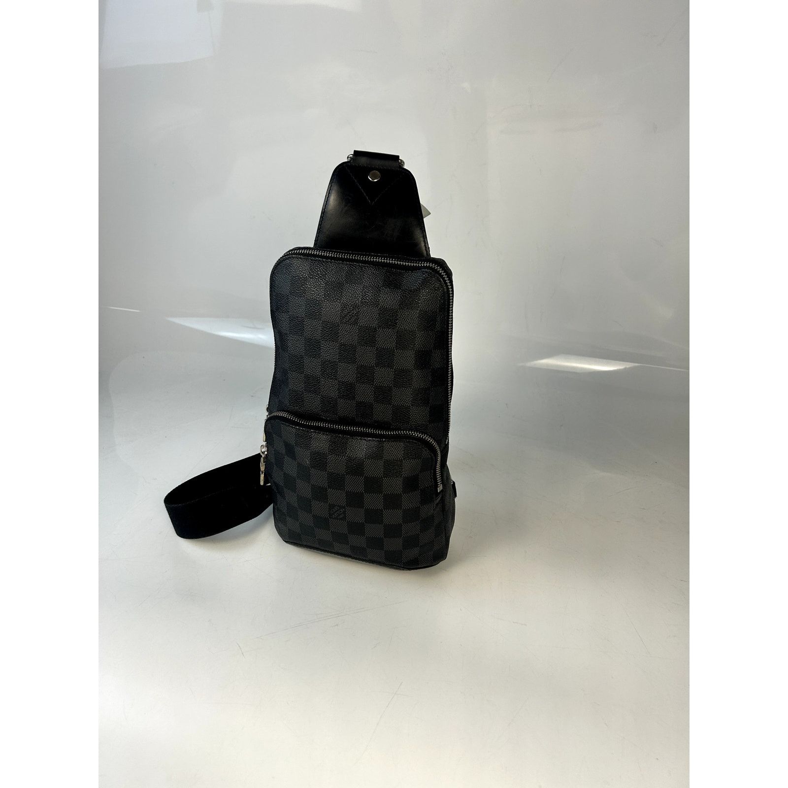 Louis Vuitton Louis Vuitton Black Damier Graphite Avenue Sling Size ONE SIZE - 2 Thumbnail