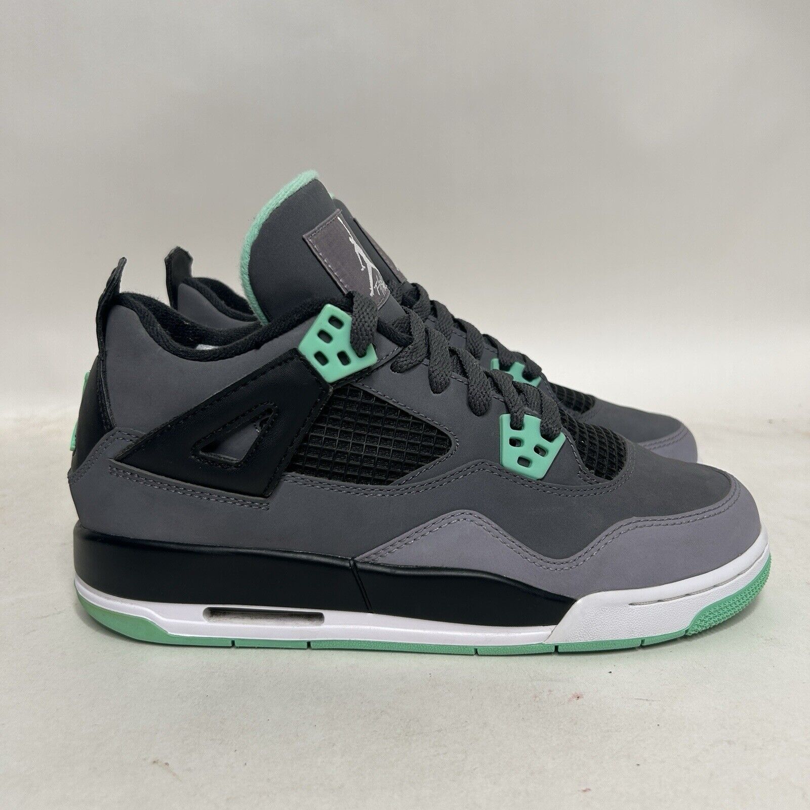 Jordan Brand Nike Shoes Air Jordan 4 Retro BG “Green Glow” 2024 Size US 7.5 / IT 37.5 - 4 Thumbnail