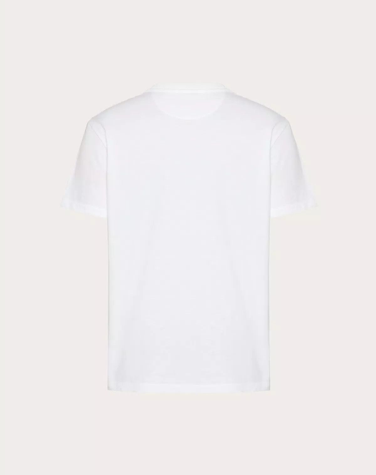 Valentino oc11z0725 T-Shirt With Valentino Print in White Size US S / EU 44-46 / 1 - 2 Thumbnail